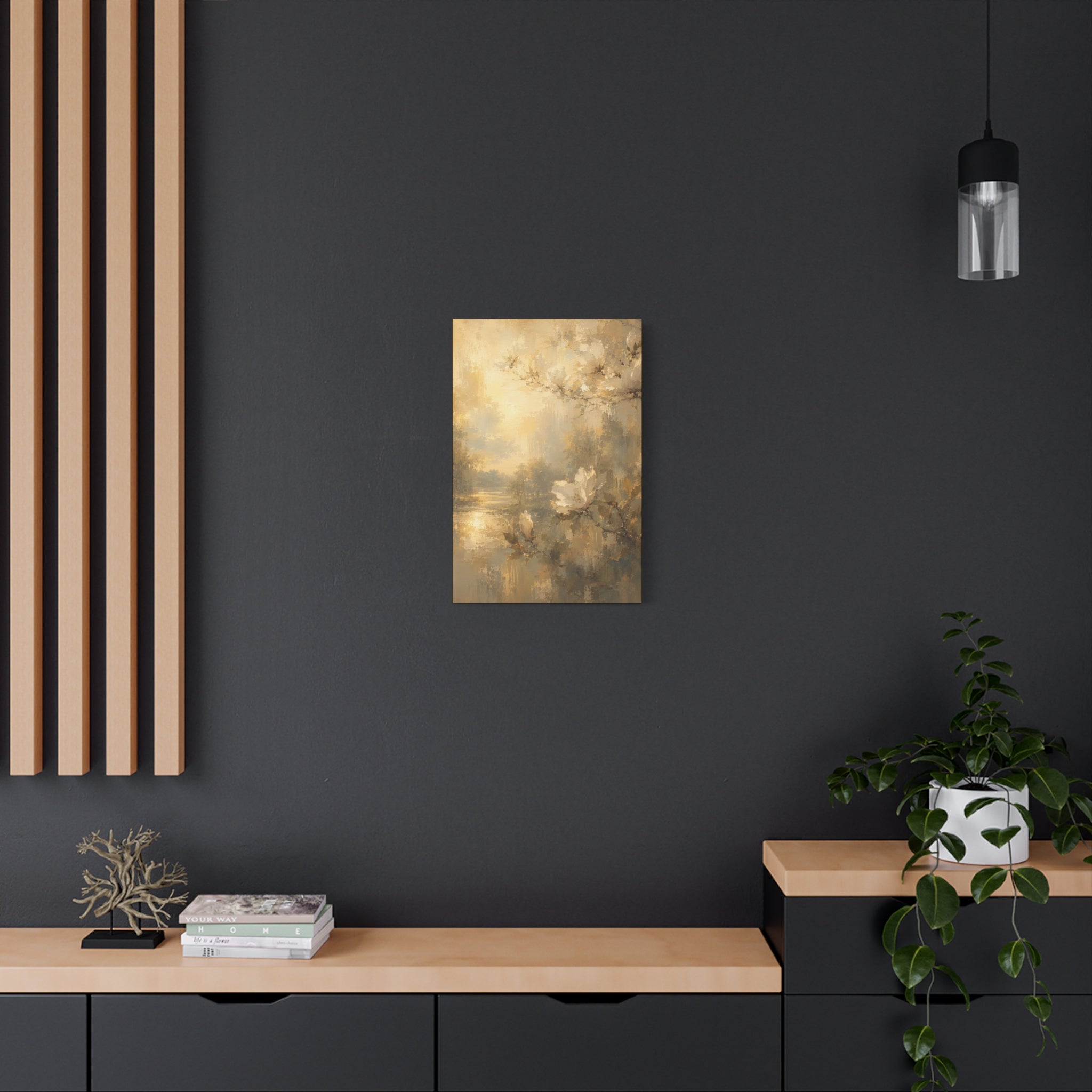 The Magnolia Collection Stretched Canvas - "Where Light Rests" (Whispers of Spring IV of V)