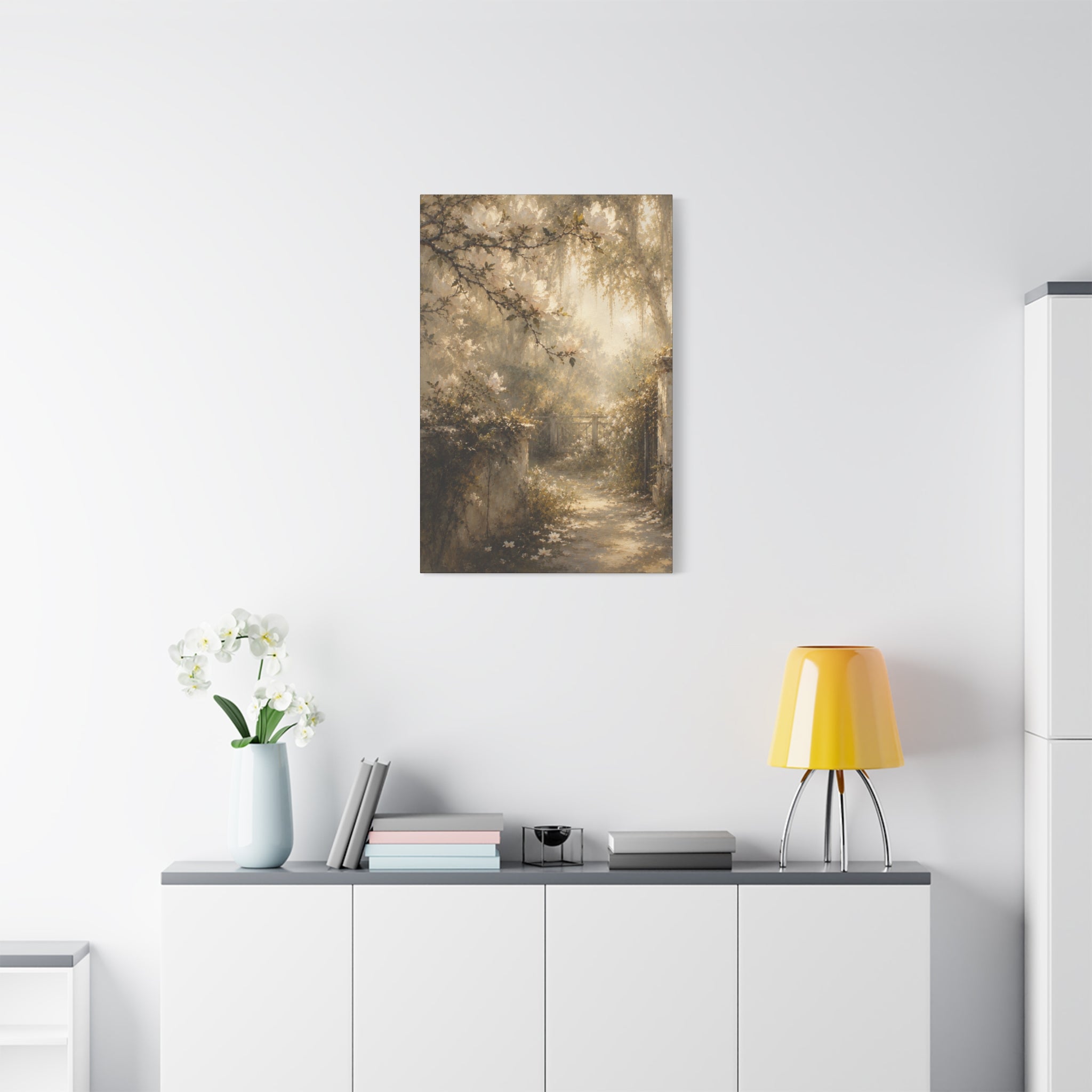 The Magnolia Collection Stretched Canvas - "Garden Revere" (Whispers of Spring III of V)