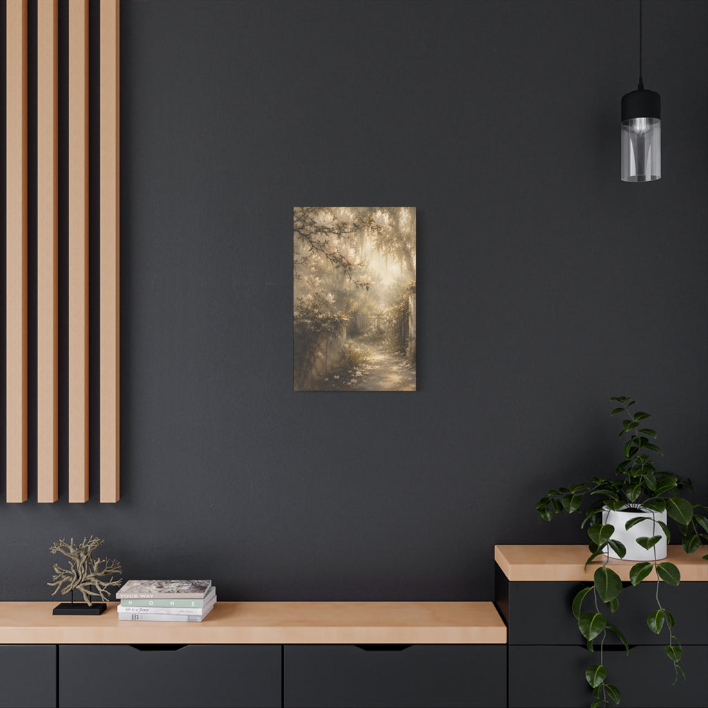 The Magnolia Collection Stretched Canvas - "Garden Revere" (Whispers of Spring III of V)
