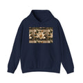 Floral Magnolia Patch Hoodie — Vintage Botanical Print Sweatshirt