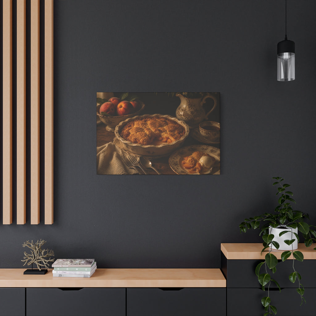 The Heirloom Collection Stretched Canvas - Sunday Dessert (Summer Harvest V of V)