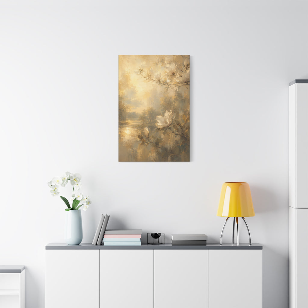 The Magnolia Collection Stretched Canvas - "Where Light Rests" (Whispers of Spring IV of V)
