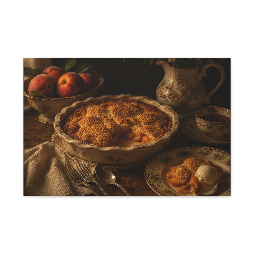 The Heirloom Collection Stretched Canvas - Sunday Dessert (Summer Harvest V of V)