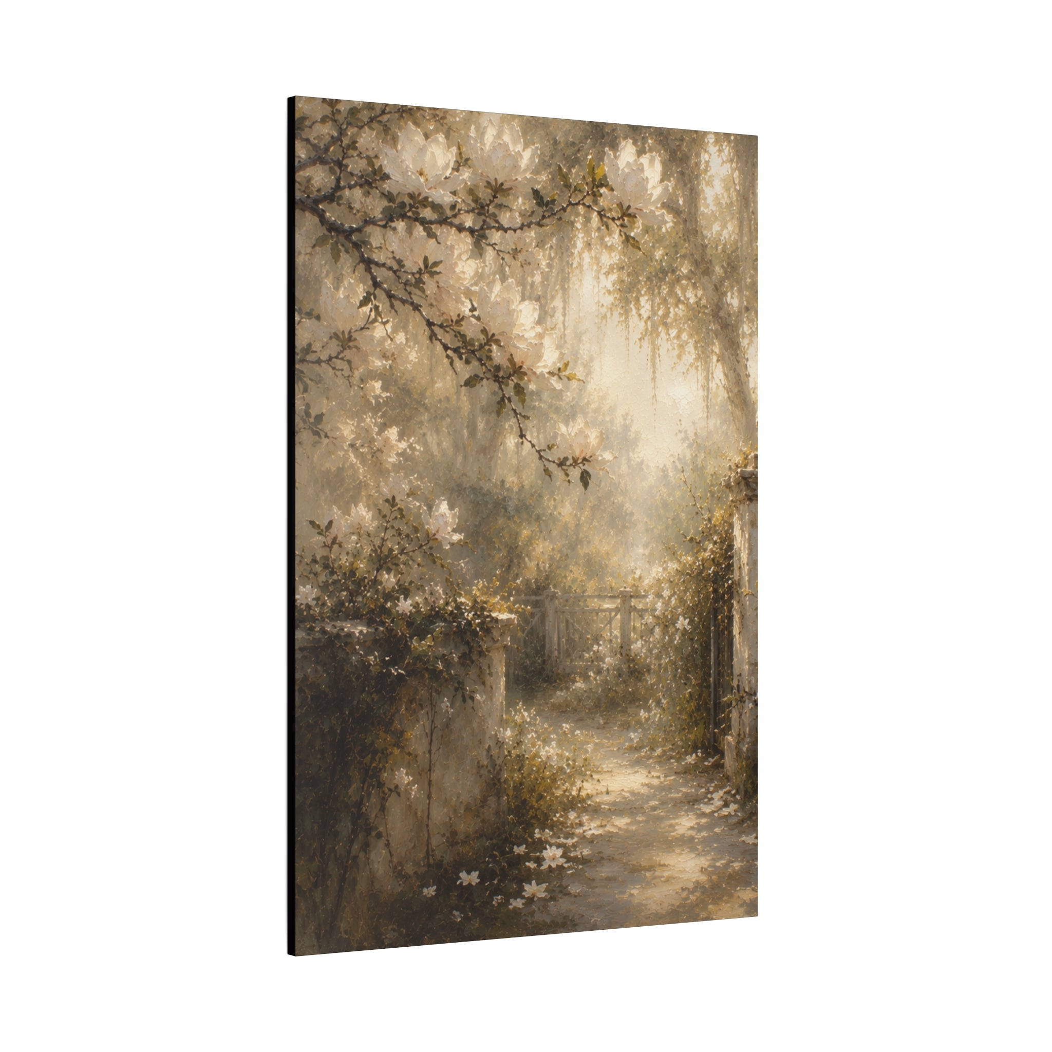 The Magnolia Collection Stretched Canvas - "Garden Revere" (Whispers of Spring III of V)