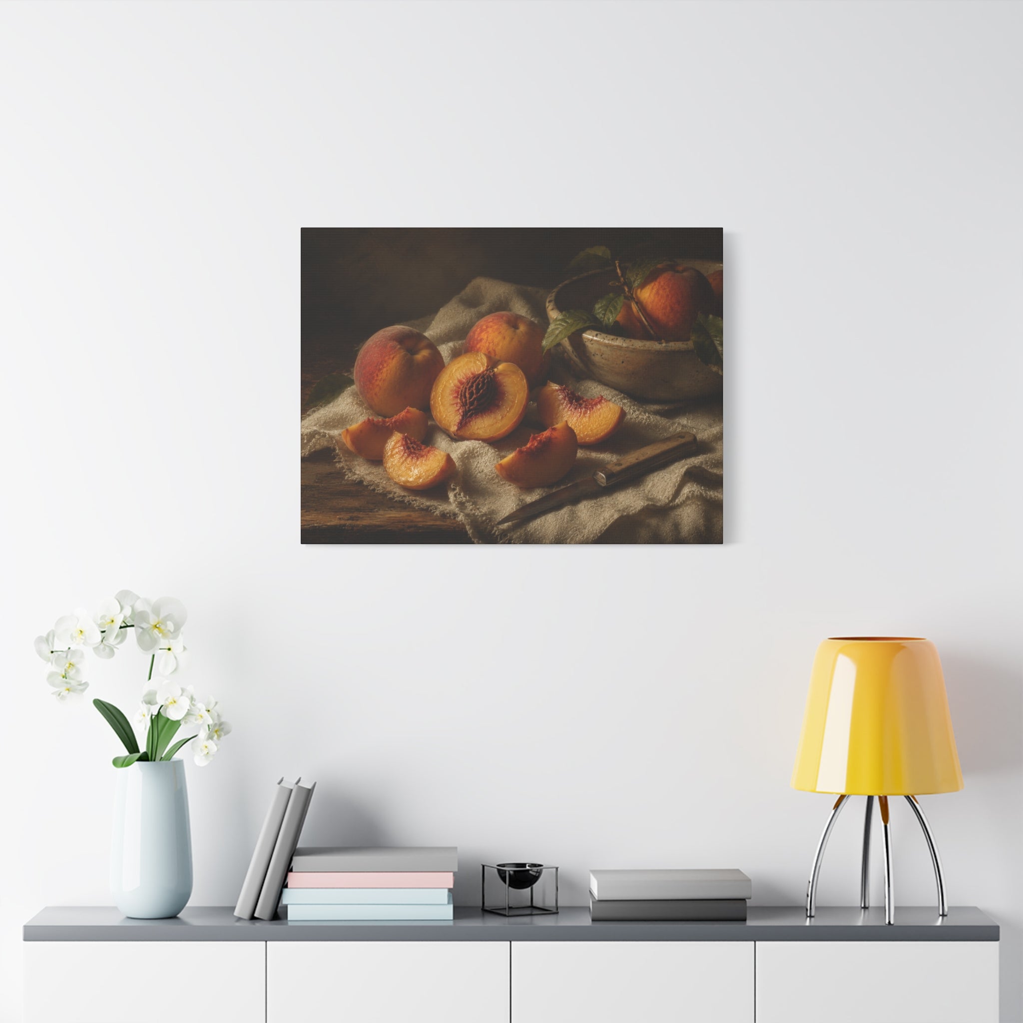 The Heirloom Collection Stretched Canvas - Stone and Sweetness (Summer Harvest III of V)
