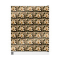 Wrapping Paper - Vintage Cream Magnolia Floral Gift Wrap