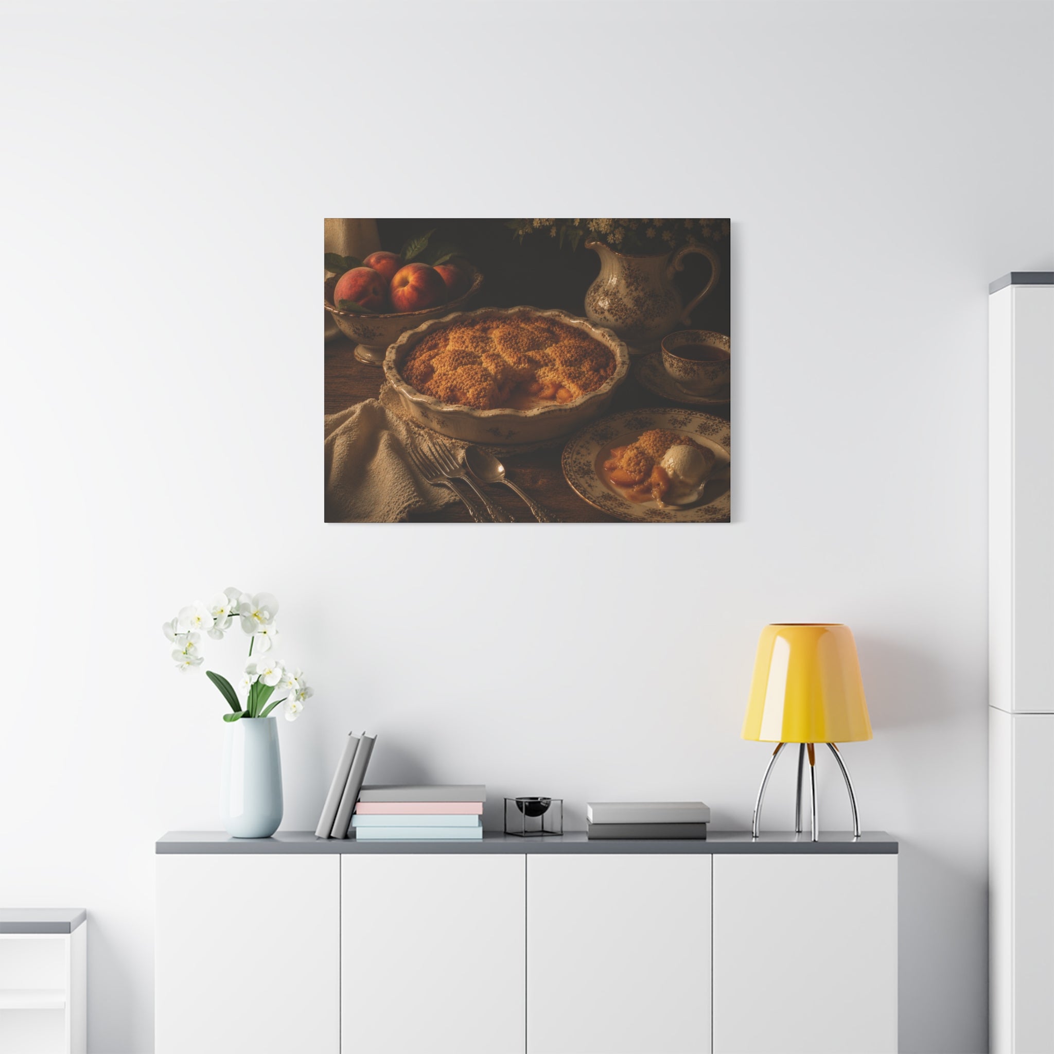 The Heirloom Collection Stretched Canvas - Sunday Dessert (Summer Harvest V of V)