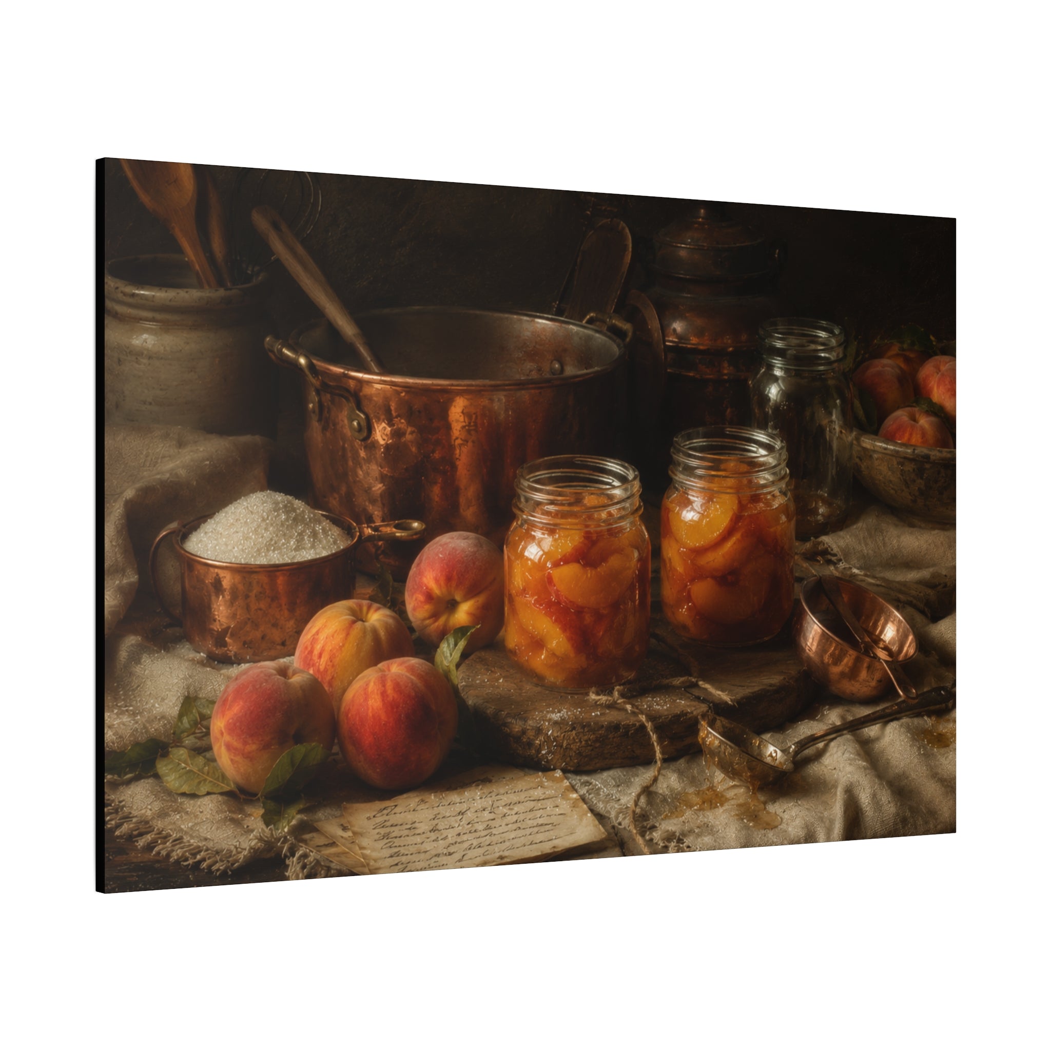 The Heirloom Collection Stretched Canvas - Morning Preserves (Summer Harvest II of V)