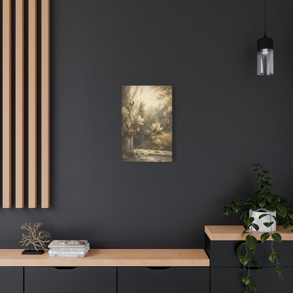 The Magnolia Collection Stretched Canvas - Morning Fragrance (Whispers of Spring II of V)
