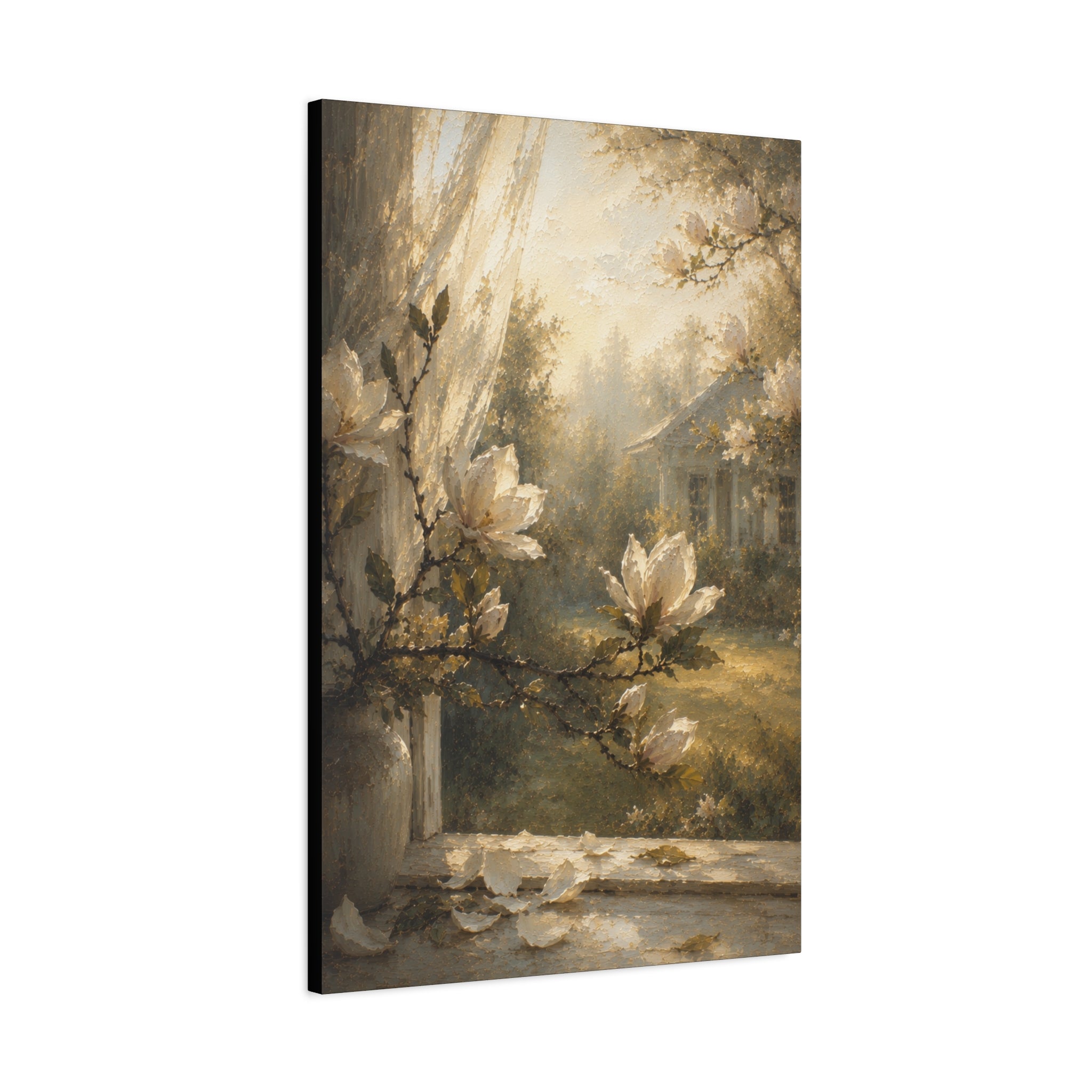 The Magnolia Collection Stretched Canvas - Morning Fragrance (Whispers of Spring II of V)