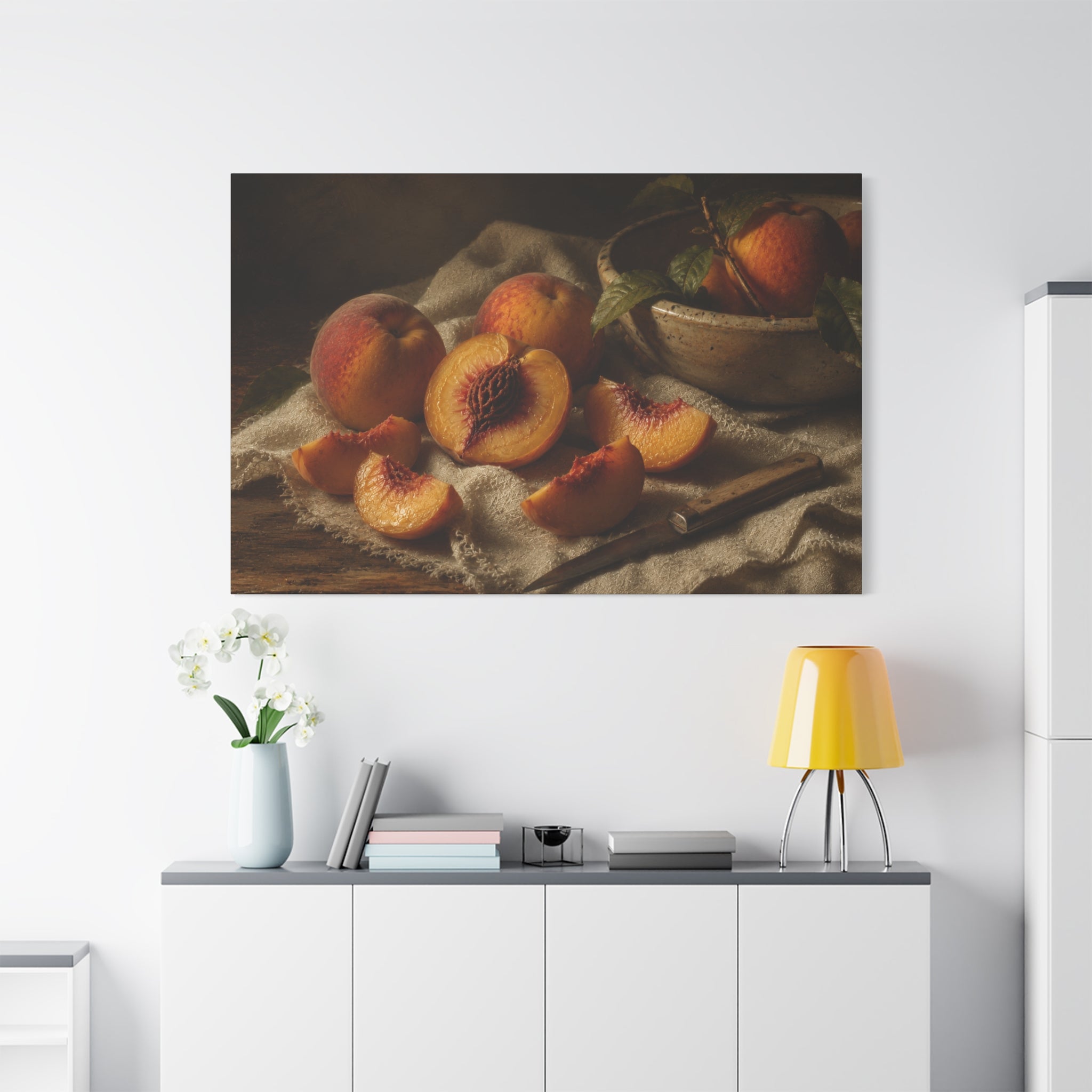 The Heirloom Collection Stretched Canvas - Stone and Sweetness (Summer Harvest III of V)