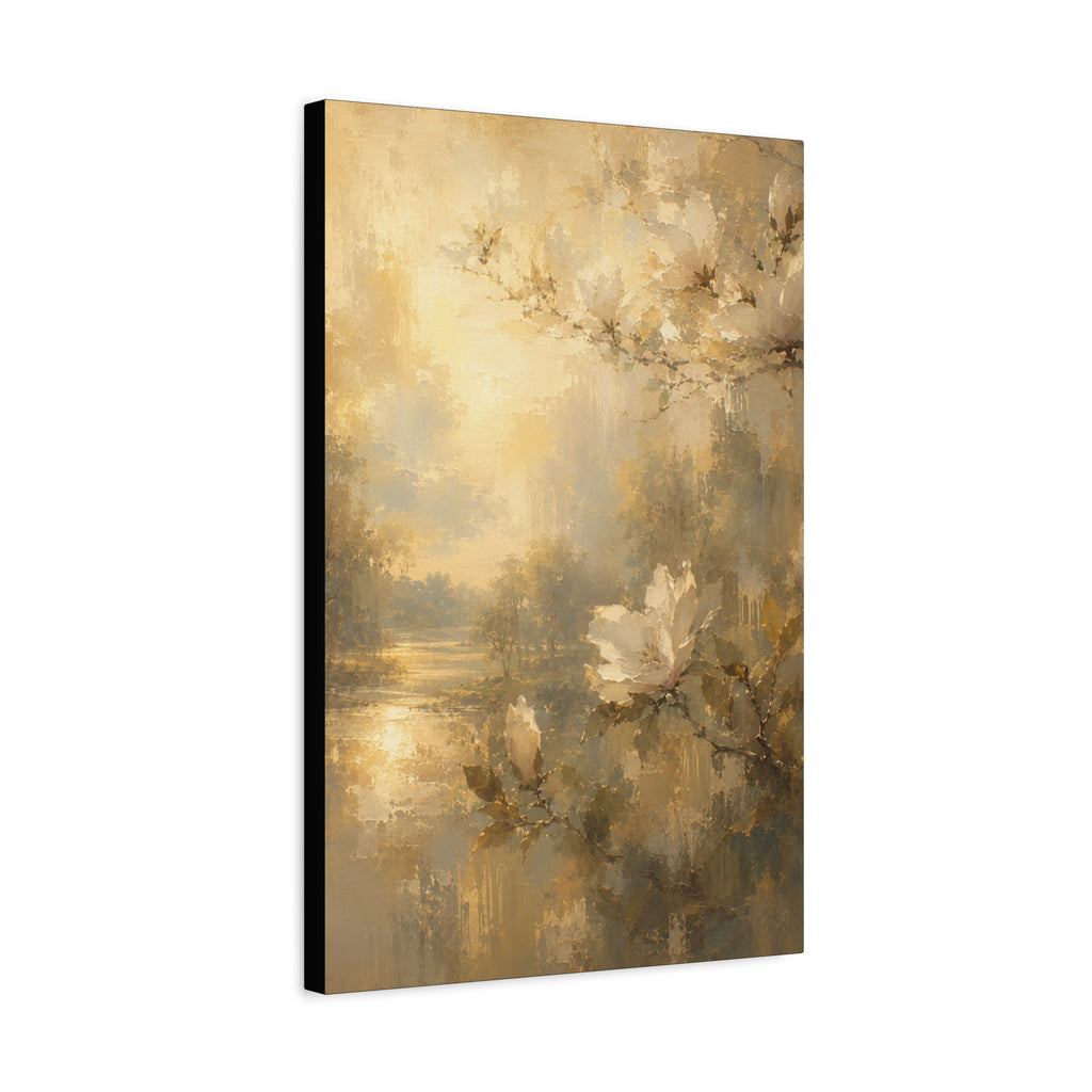 The Magnolia Collection Stretched Canvas - "Where Light Rests" (Whispers of Spring IV of V)