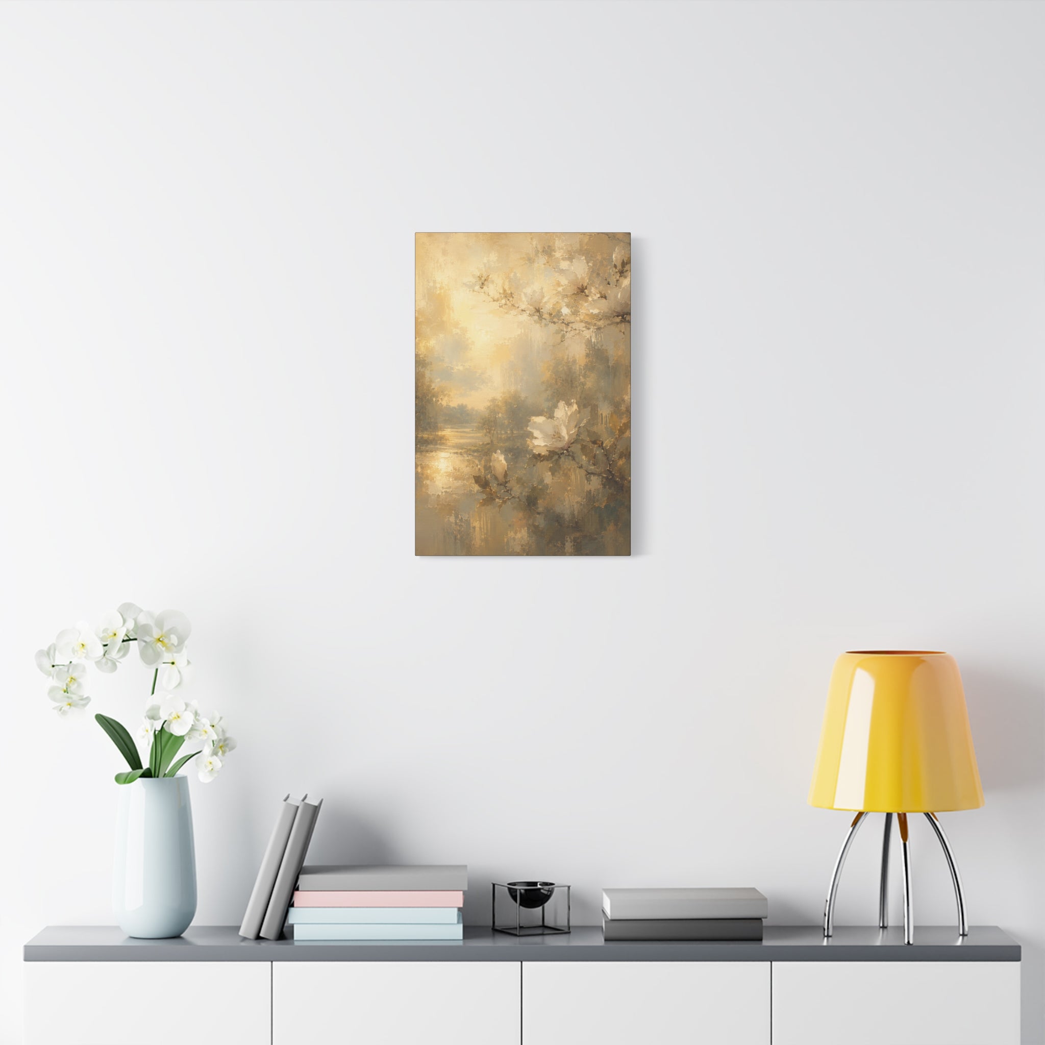 The Magnolia Collection Stretched Canvas - "Where Light Rests" (Whispers of Spring IV of V)