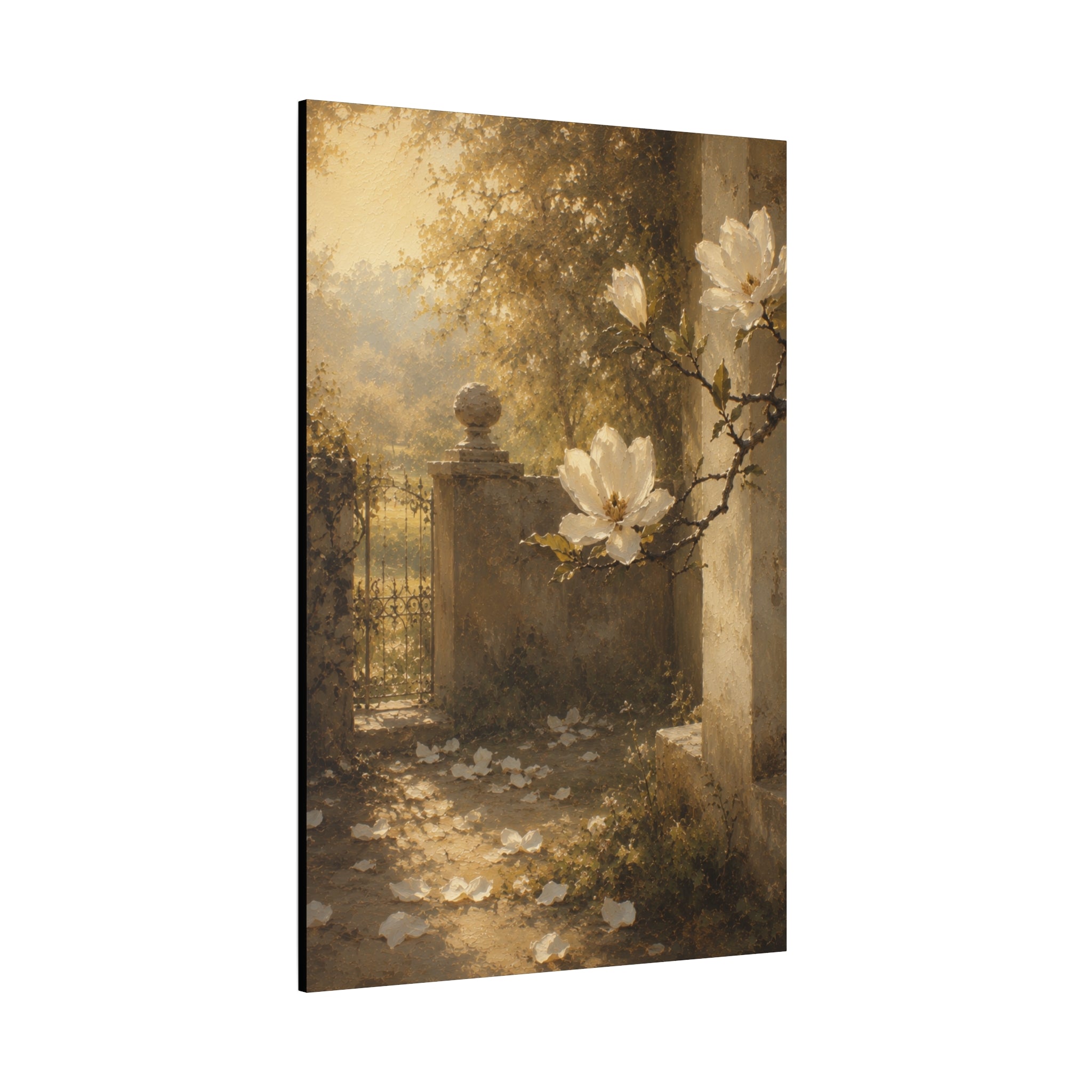 The Magnolia Collection Stretched Canvas - "The Last Petal" (Whispers of Spring V of V)