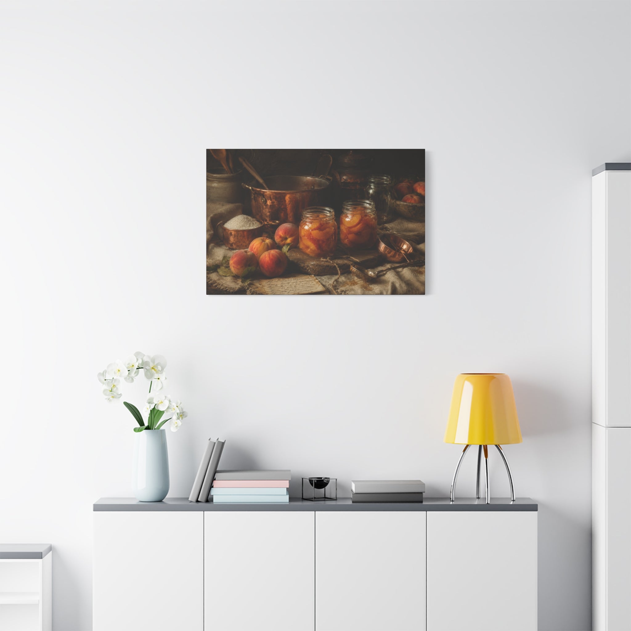 The Heirloom Collection Stretched Canvas - Morning Preserves (Summer Harvest II of V)