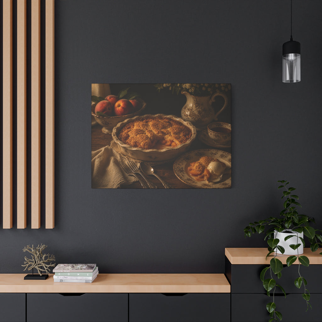 The Heirloom Collection Stretched Canvas - Sunday Dessert (Summer Harvest V of V)