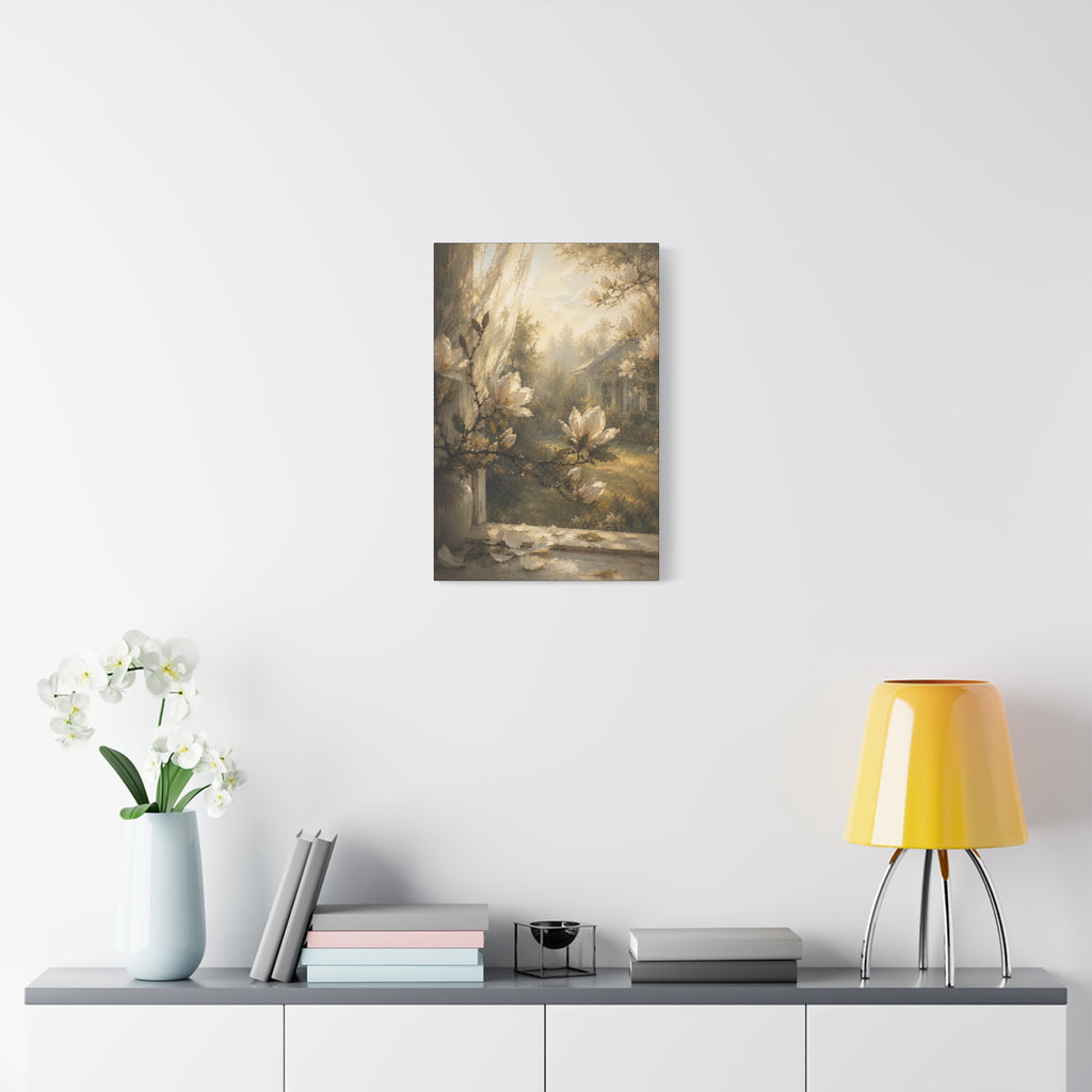 The Magnolia Collection Stretched Canvas - Morning Fragrance (Whispers of Spring II of V)