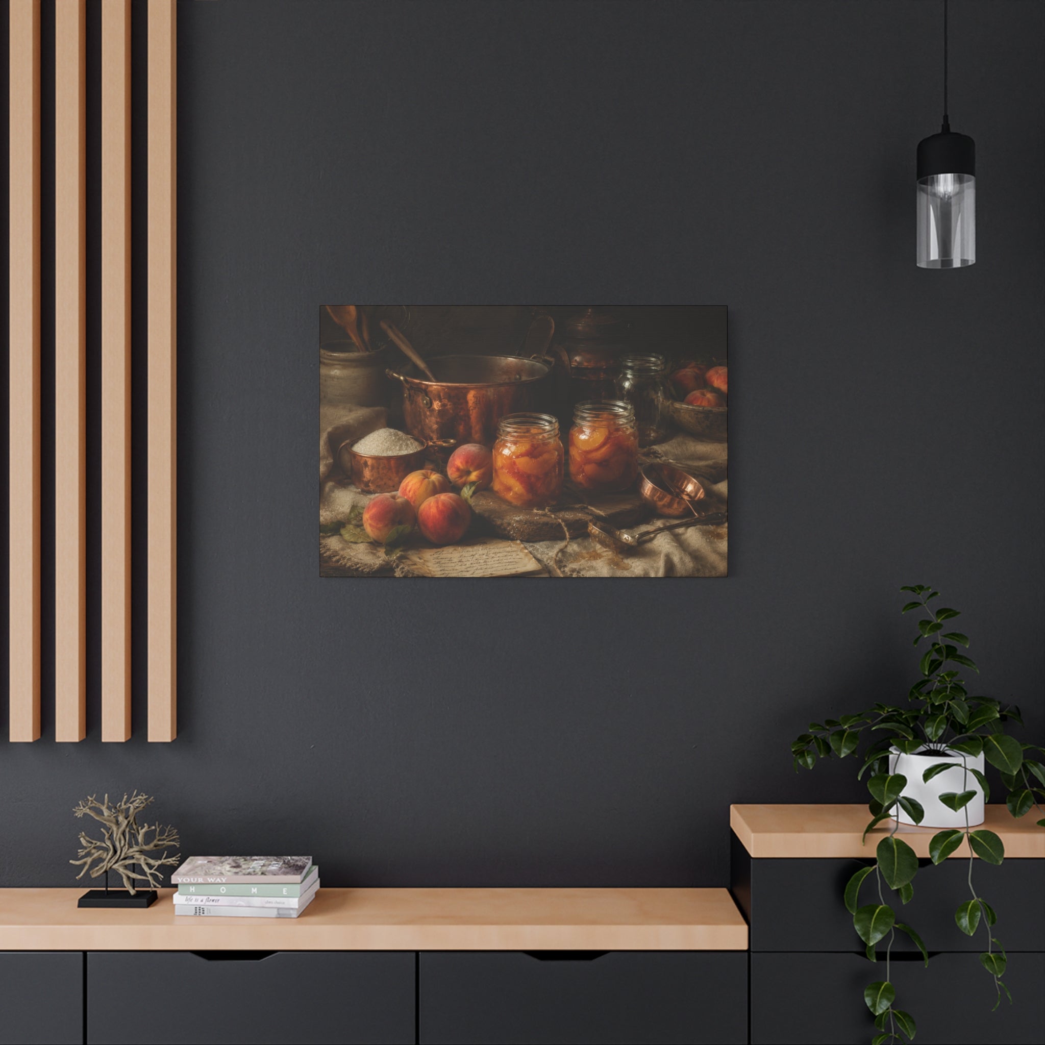 The Heirloom Collection Stretched Canvas - Morning Preserves (Summer Harvest II of V)