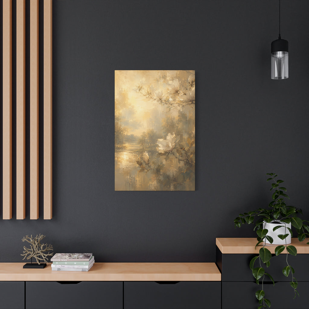 The Magnolia Collection Stretched Canvas - "Where Light Rests" (Whispers of Spring IV of V)
