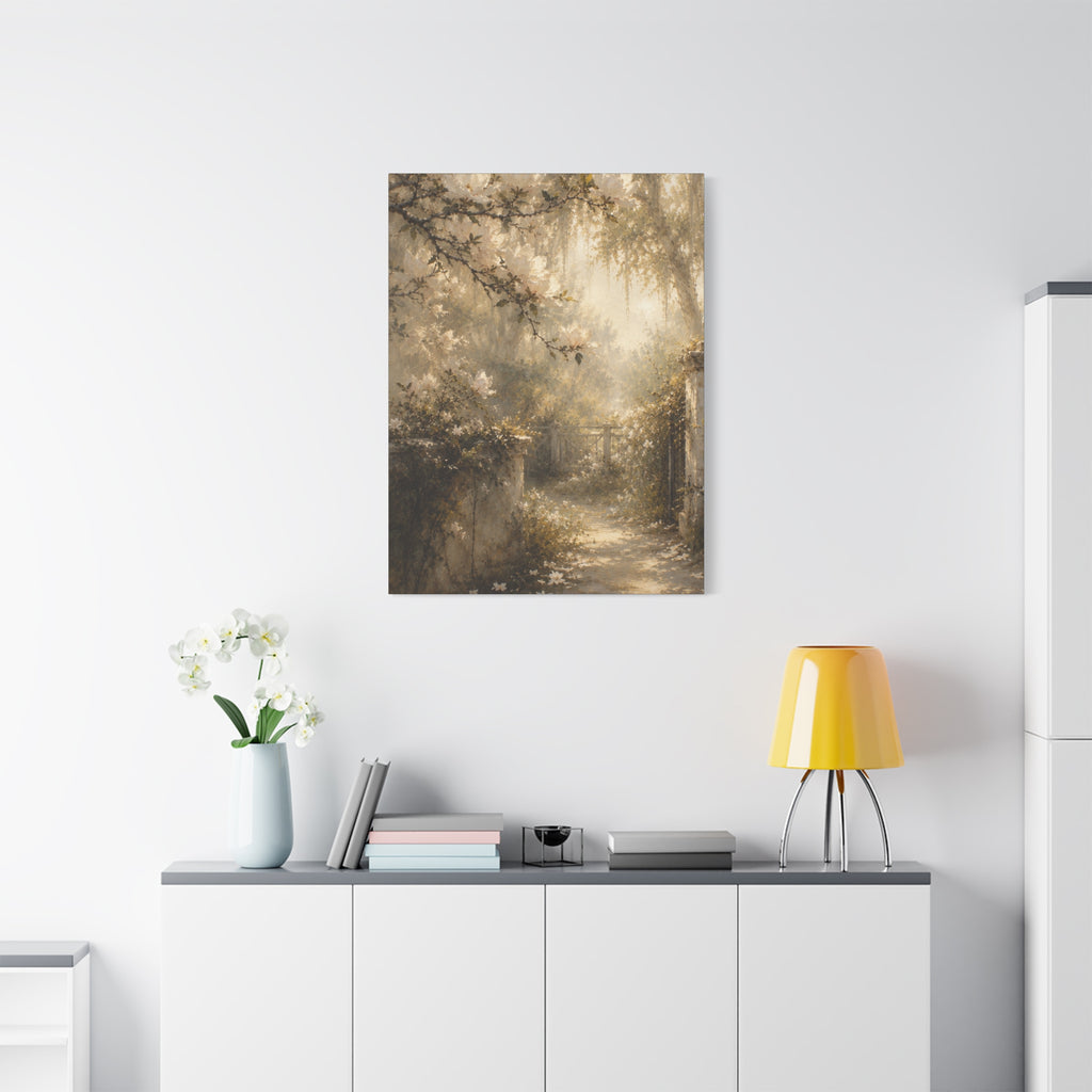 The Magnolia Collection Stretched Canvas - "Garden Revere" (Whispers of Spring III of V)