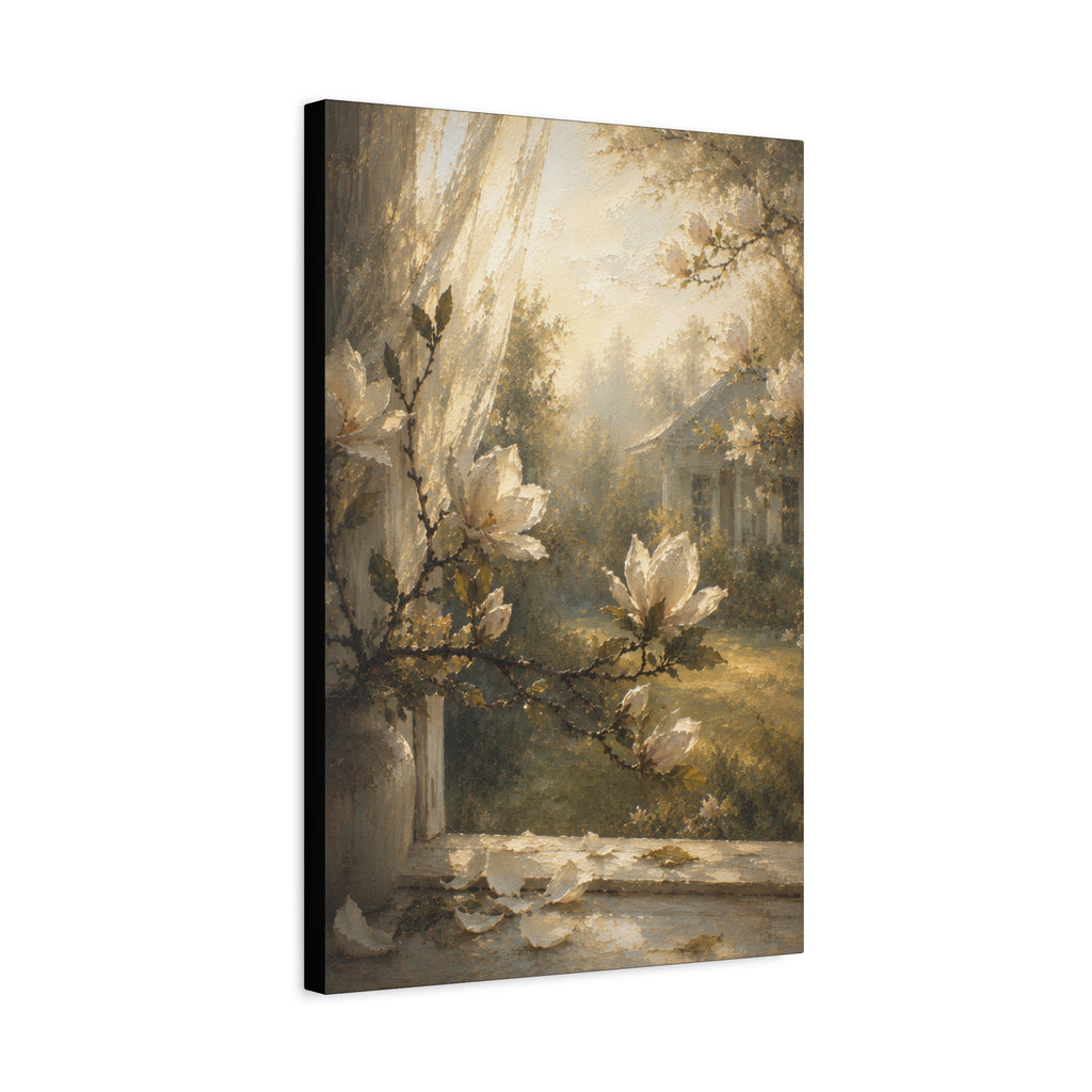 The Magnolia Collection Stretched Canvas - Morning Fragrance (Whispers of Spring II of V)