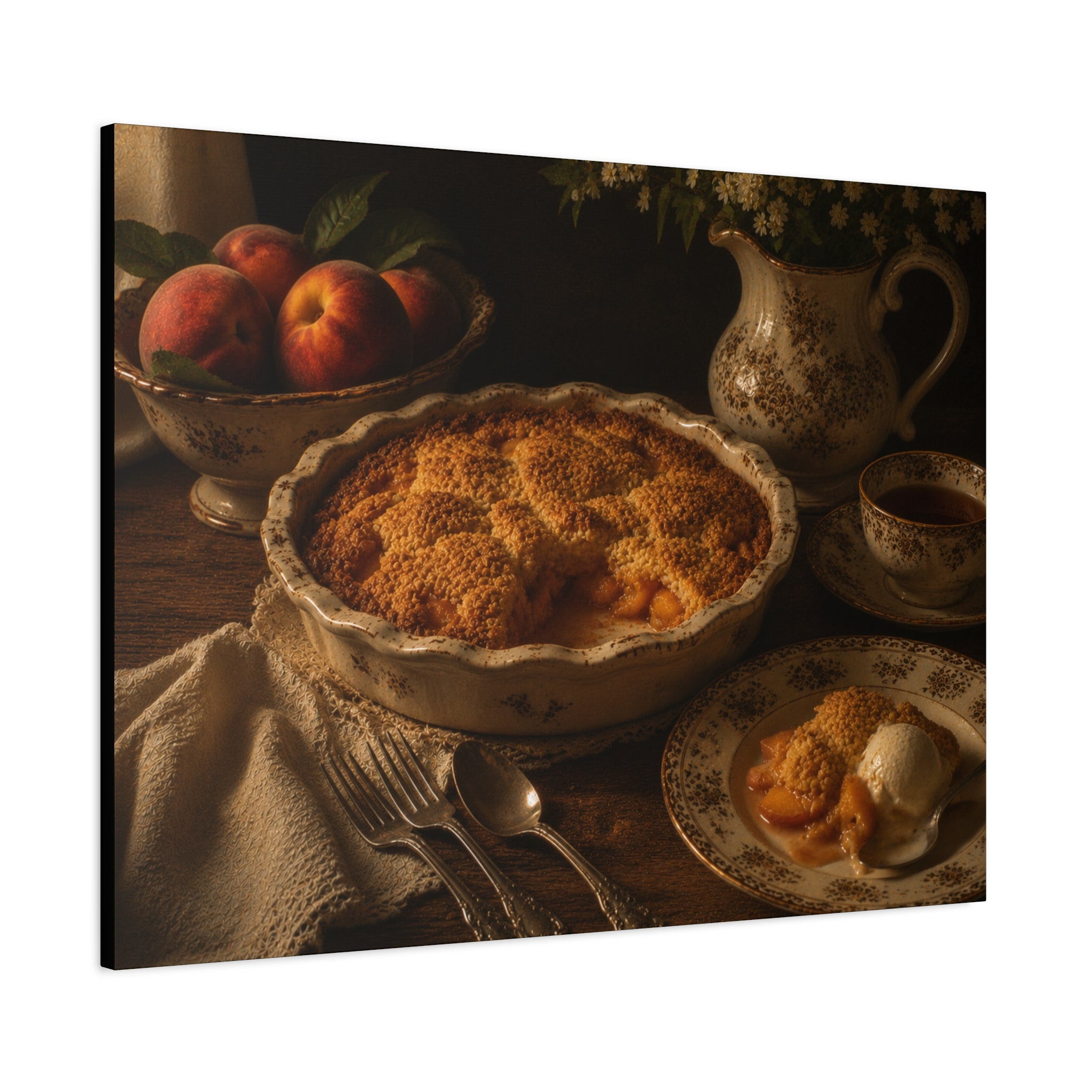 The Heirloom Collection Stretched Canvas - Sunday Dessert (Summer Harvest V of V)