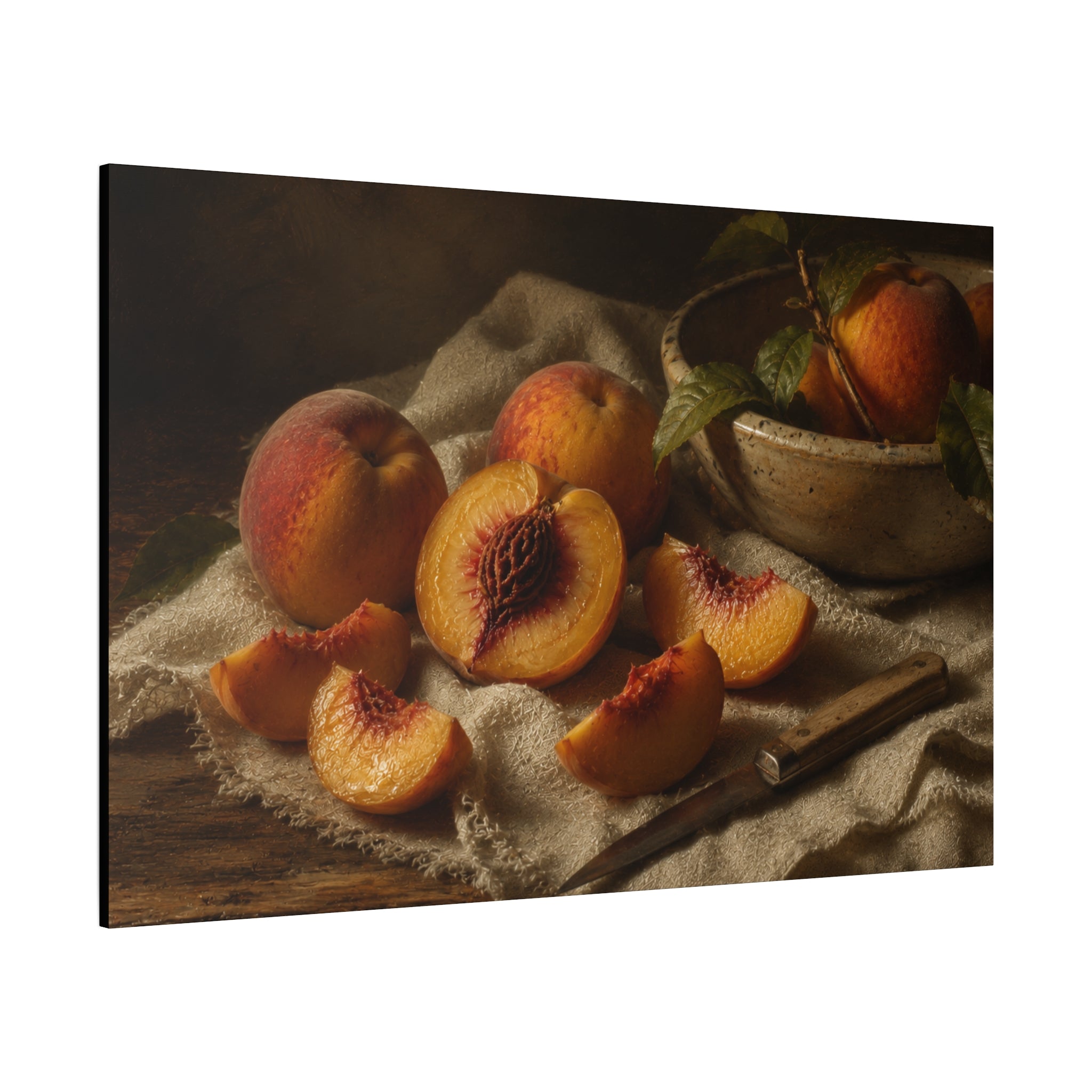 The Heirloom Collection Stretched Canvas - Stone and Sweetness (Summer Harvest III of V)