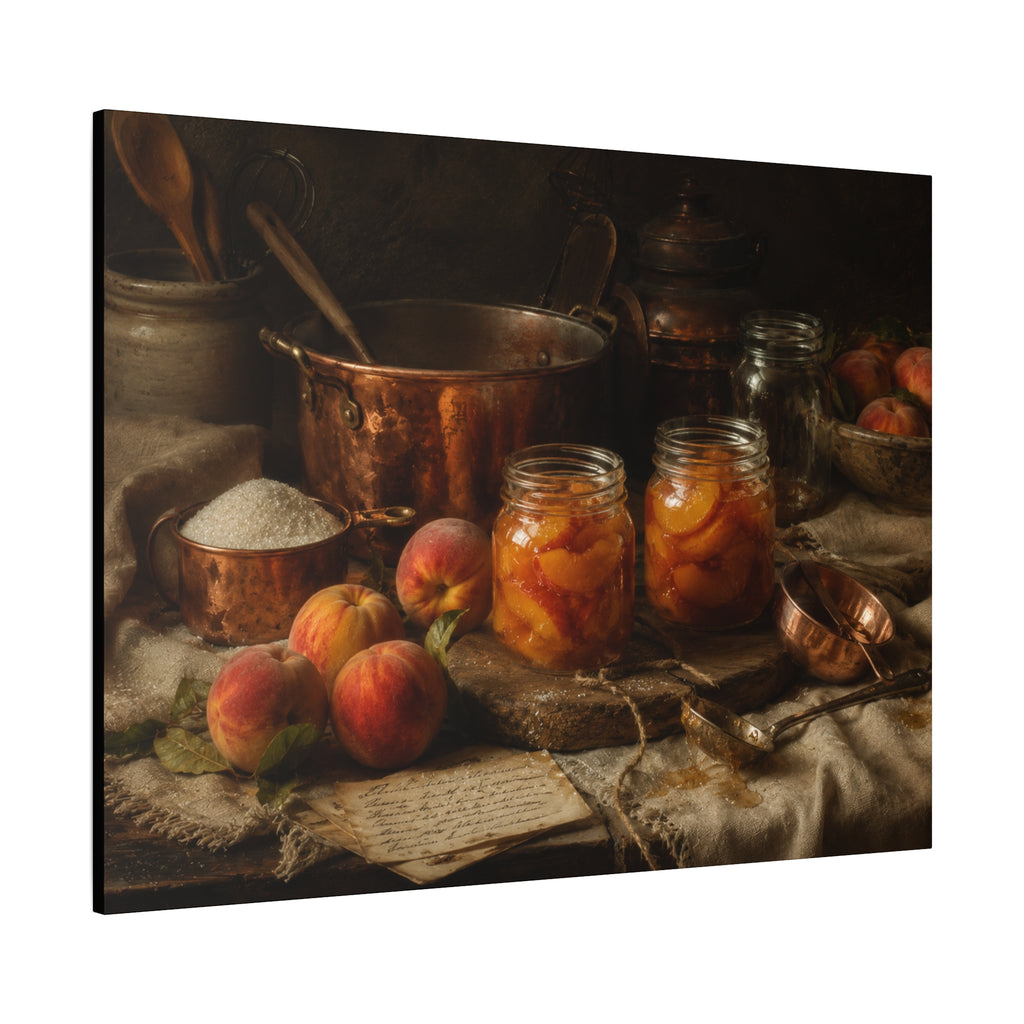 The Heirloom Collection Stretched Canvas - Morning Preserves (Summer Harvest II of V)
