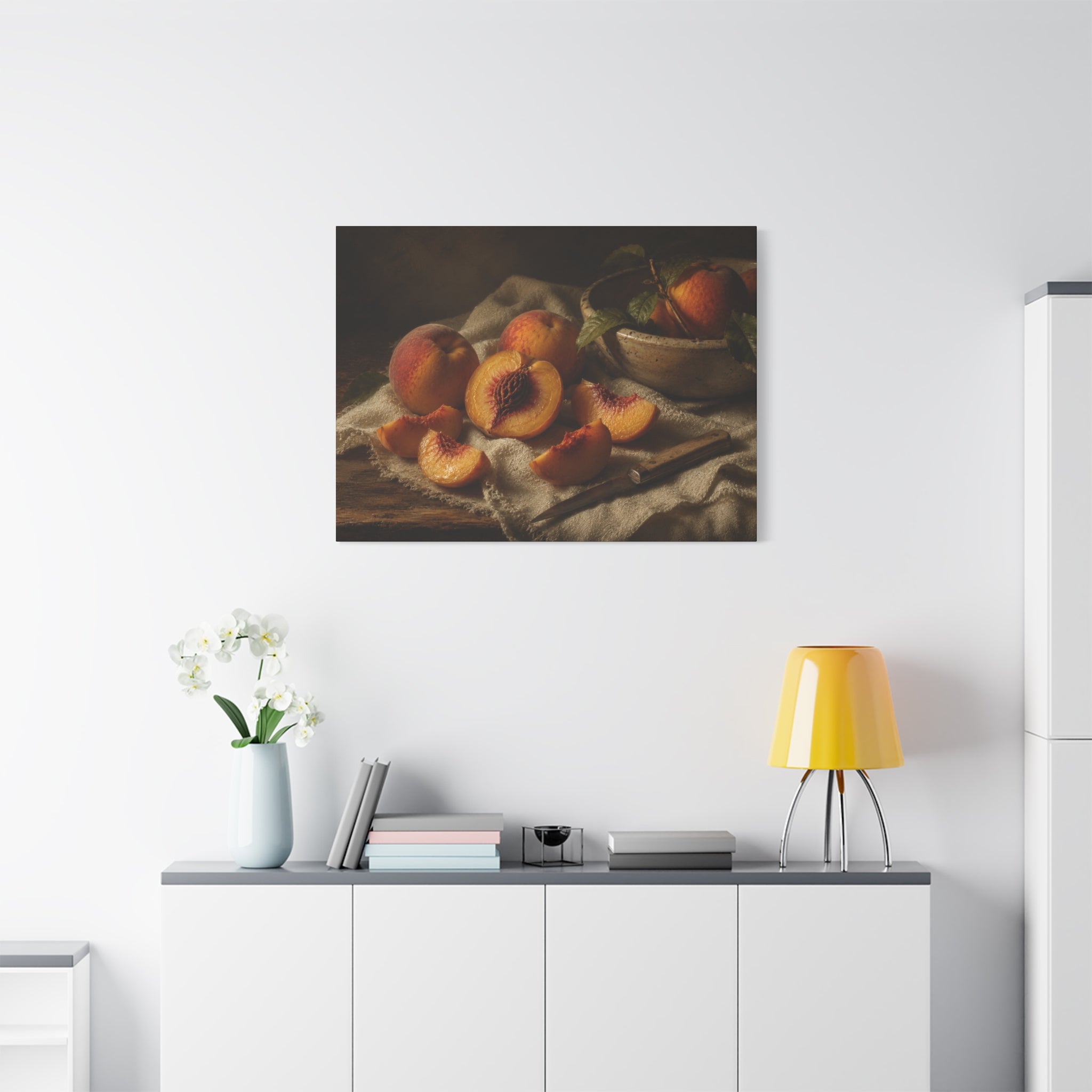 The Heirloom Collection Stretched Canvas - Stone and Sweetness (Summer Harvest III of V)