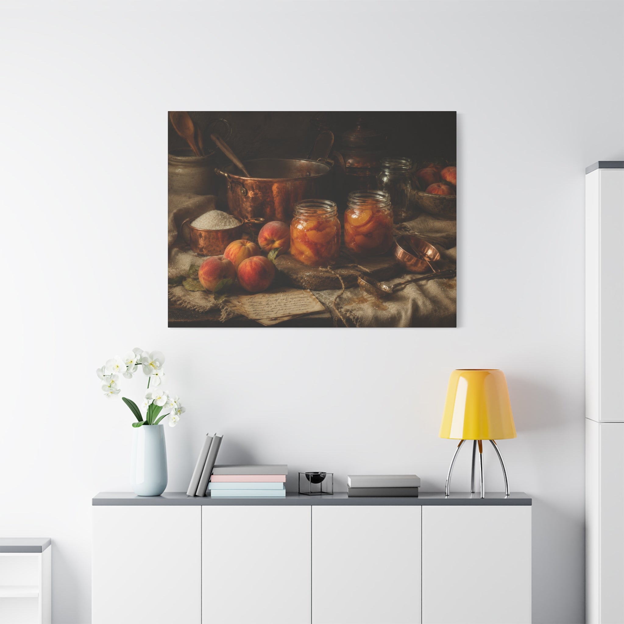 The Heirloom Collection Stretched Canvas - Morning Preserves (Summer Harvest II of V)