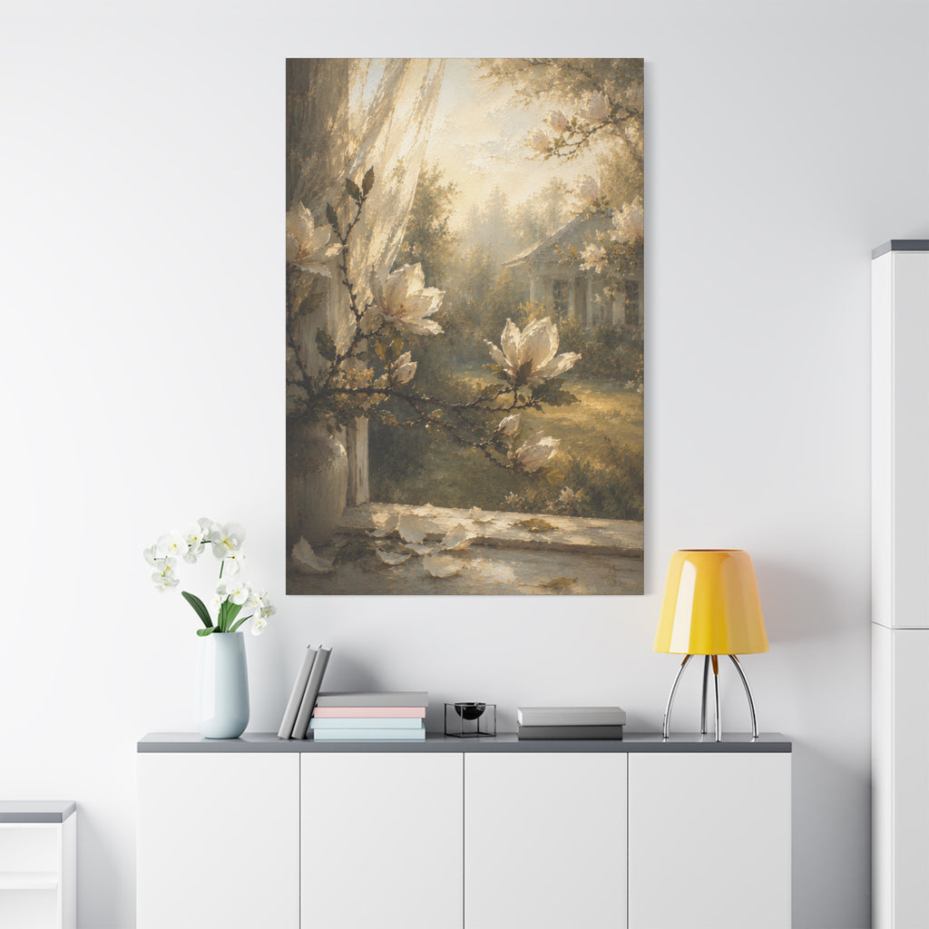 The Magnolia Collection Stretched Canvas - Morning Fragrance (Whispers of Spring II of V)