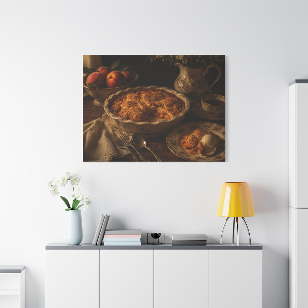 The Heirloom Collection Stretched Canvas - Sunday Dessert (Summer Harvest V of V)