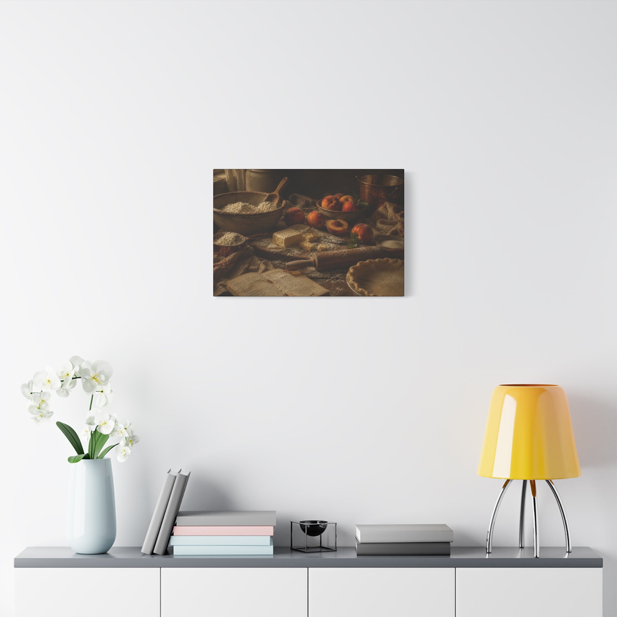 The Heirloom Collection Stretched Canvas - The Baker's Table (Summer Harvest IV of V)