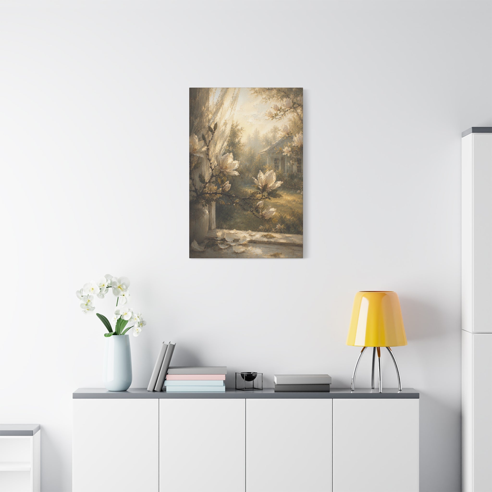 The Magnolia Collection Stretched Canvas - Morning Fragrance (Whispers of Spring II of V)