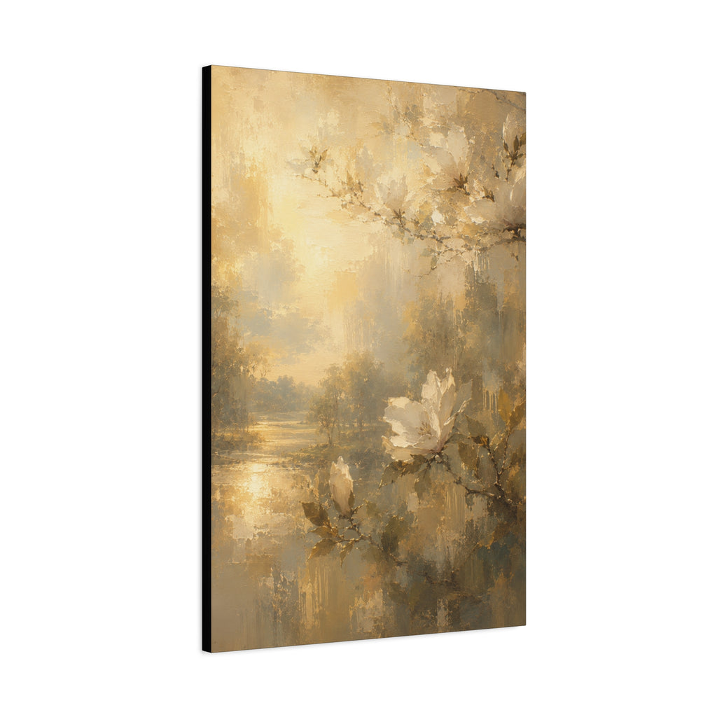 The Magnolia Collection Stretched Canvas - "Where Light Rests" (Whispers of Spring IV of V)