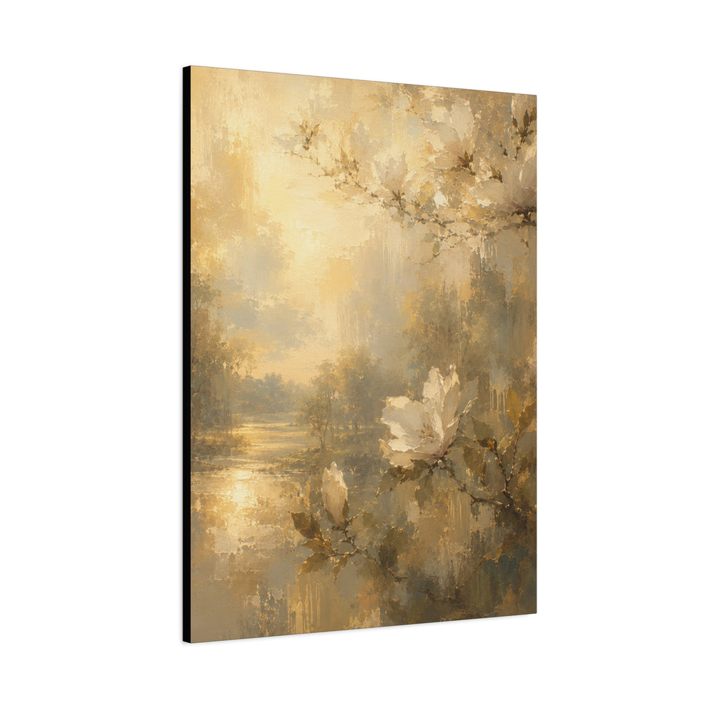The Magnolia Collection Stretched Canvas - "Where Light Rests" (Whispers of Spring IV of V)