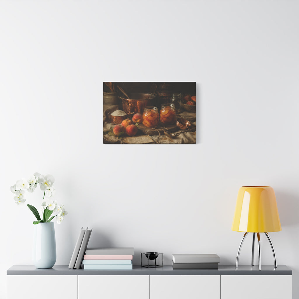 The Heirloom Collection Stretched Canvas - Morning Preserves (Summer Harvest II of V)