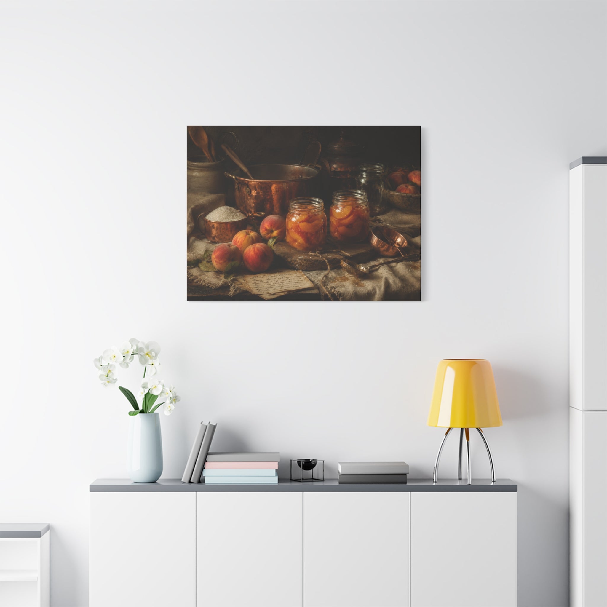 The Heirloom Collection Stretched Canvas - Morning Preserves (Summer Harvest II of V)