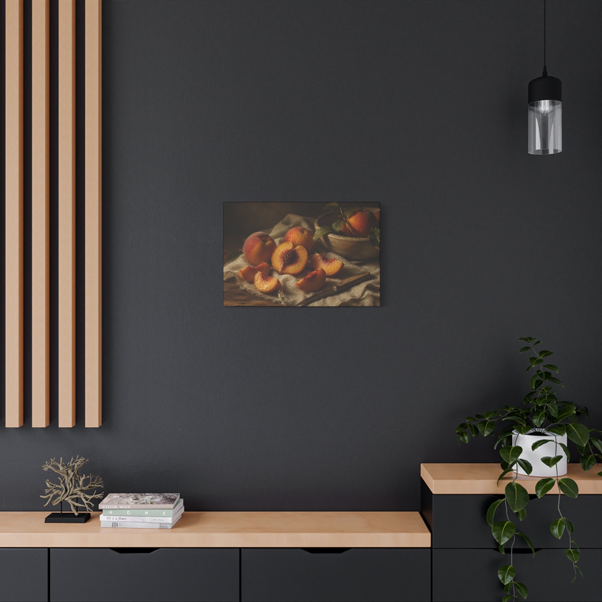 The Heirloom Collection Stretched Canvas - Stone and Sweetness (Summer Harvest III of V)