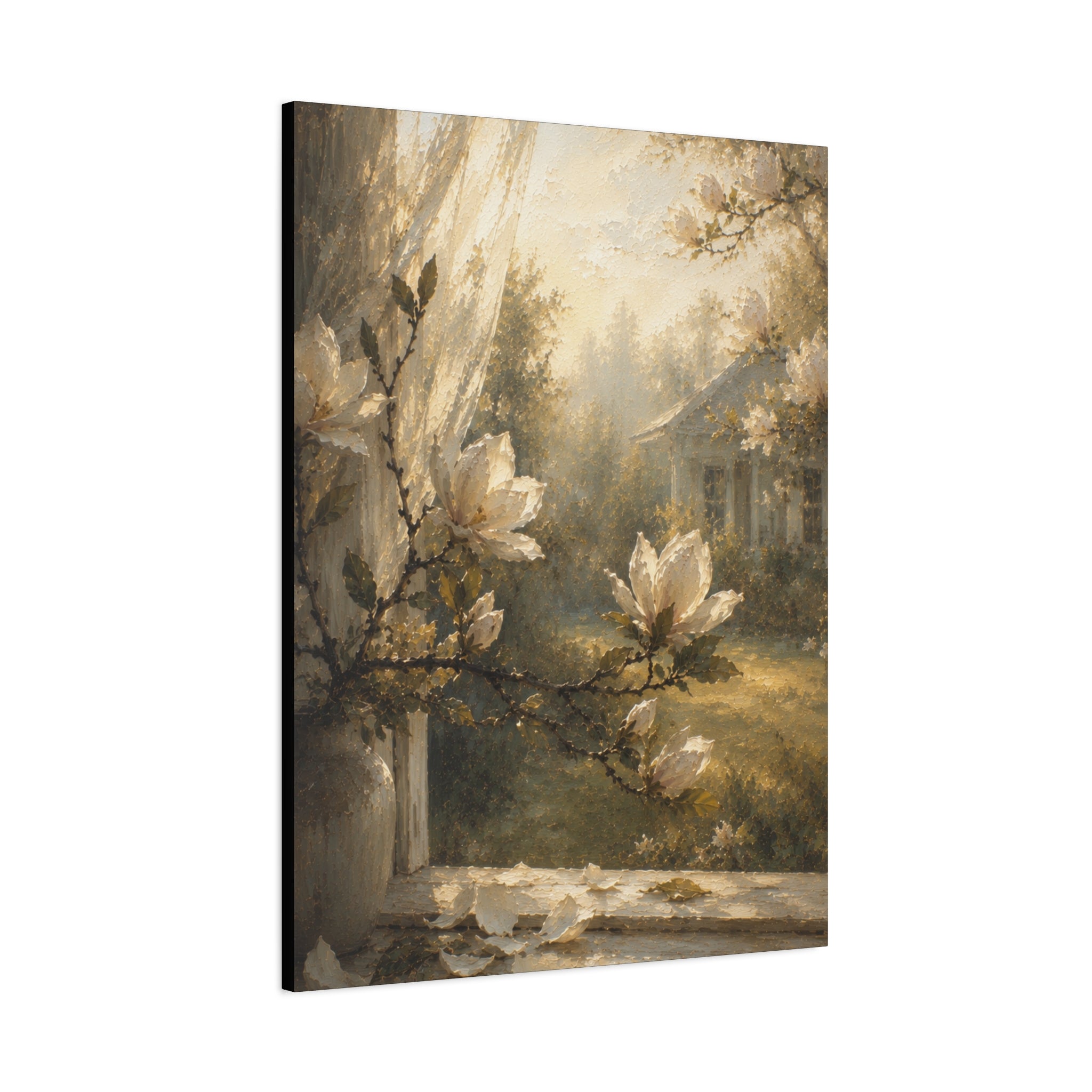 The Magnolia Collection Stretched Canvas - Morning Fragrance (Whispers of Spring II of V)