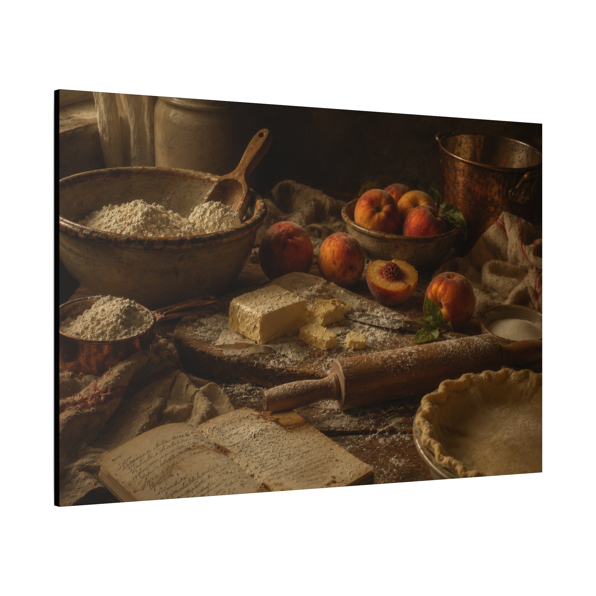 The Heirloom Collection Stretched Canvas - The Baker's Table (Summer Harvest IV of V)