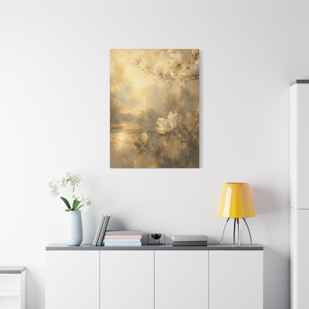 The Magnolia Collection Stretched Canvas - "Where Light Rests" (Whispers of Spring IV of V)