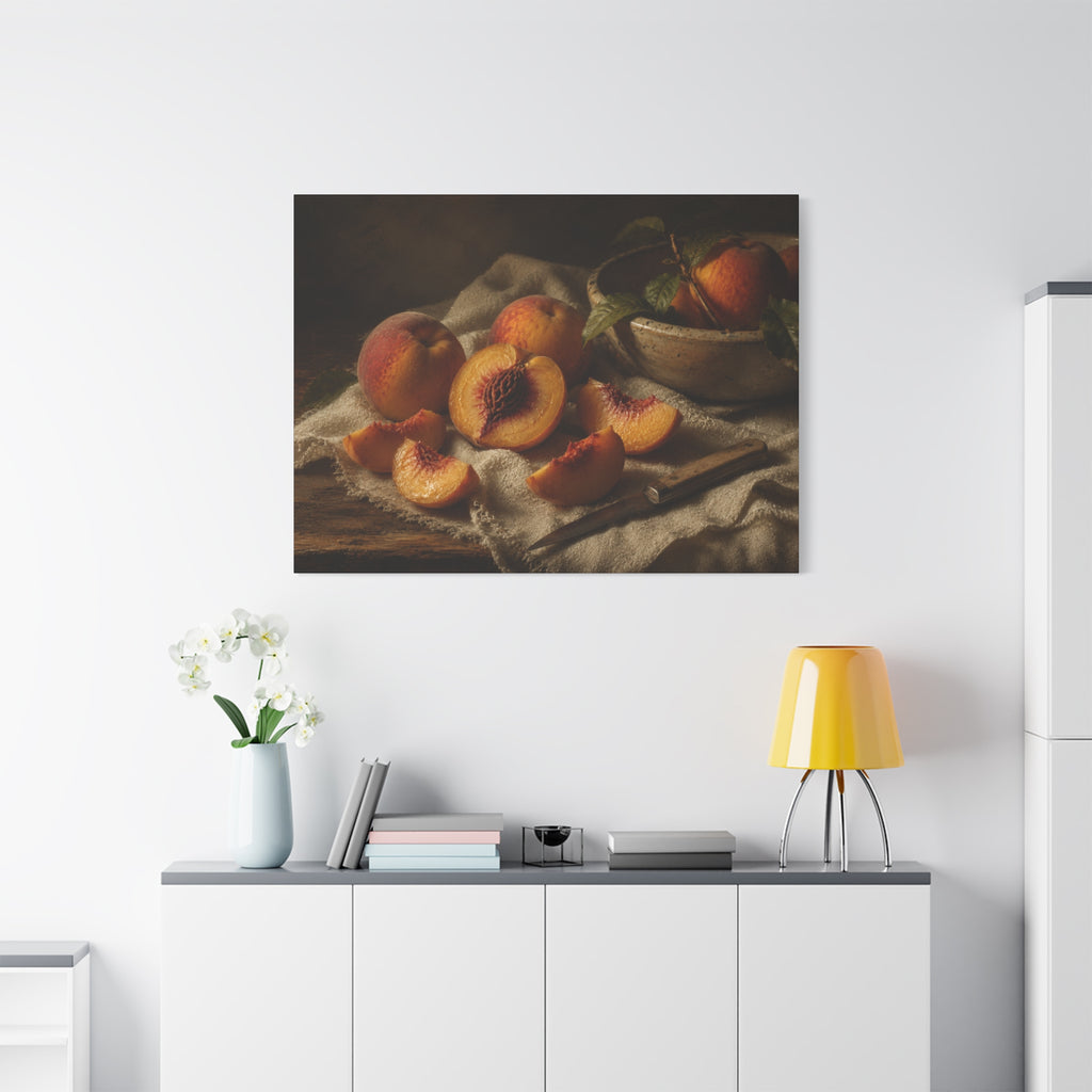 The Heirloom Collection Stretched Canvas - Stone and Sweetness (Summer Harvest III of V)