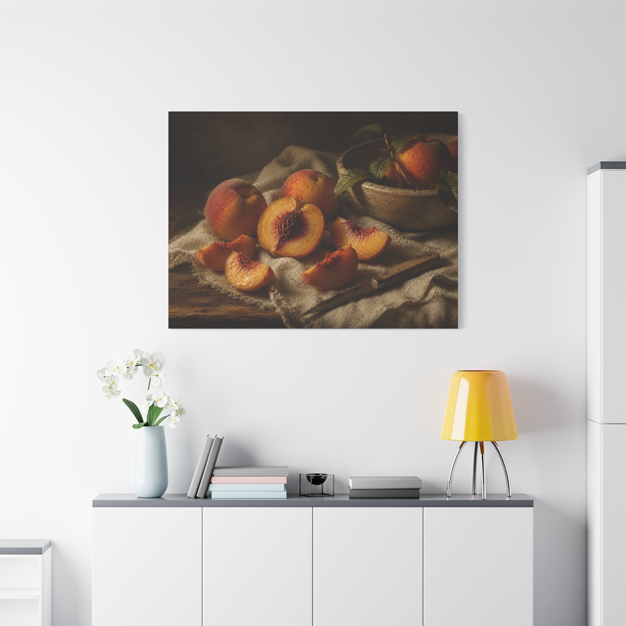 The Heirloom Collection Stretched Canvas - Stone and Sweetness (Summer Harvest III of V)