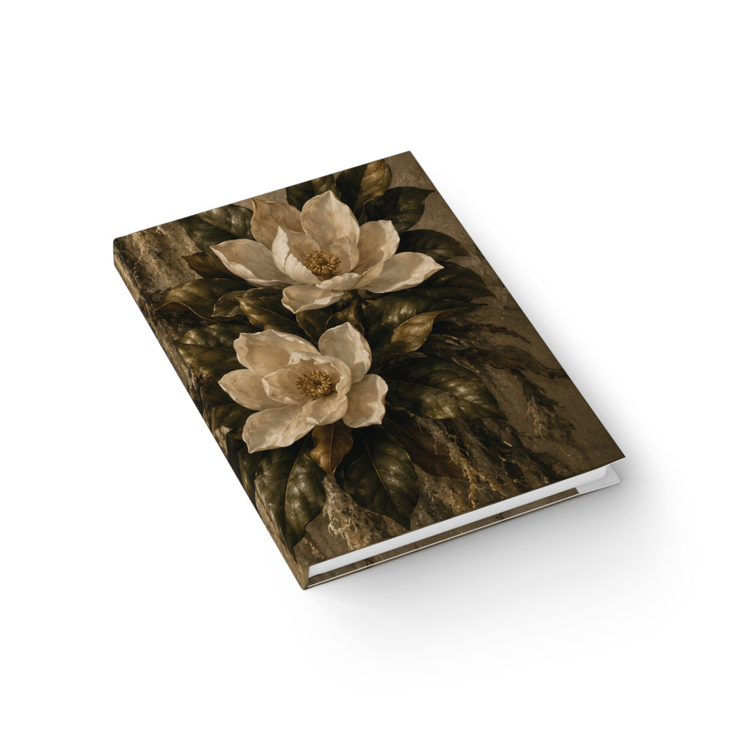 Vintage Magnolia Journal — Ruled Floral Writing Notebook
