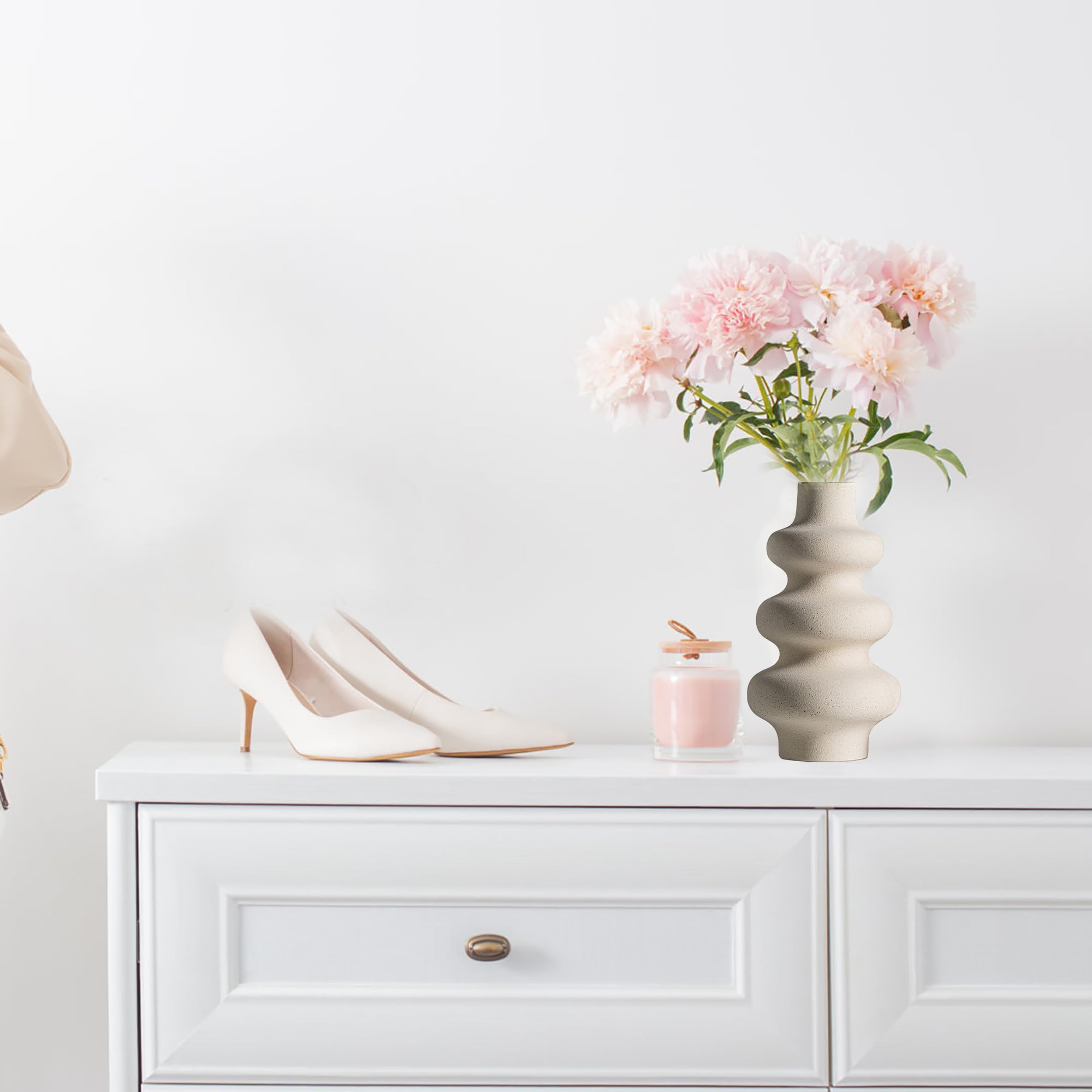 Sculptural Donut Ceramic Vase