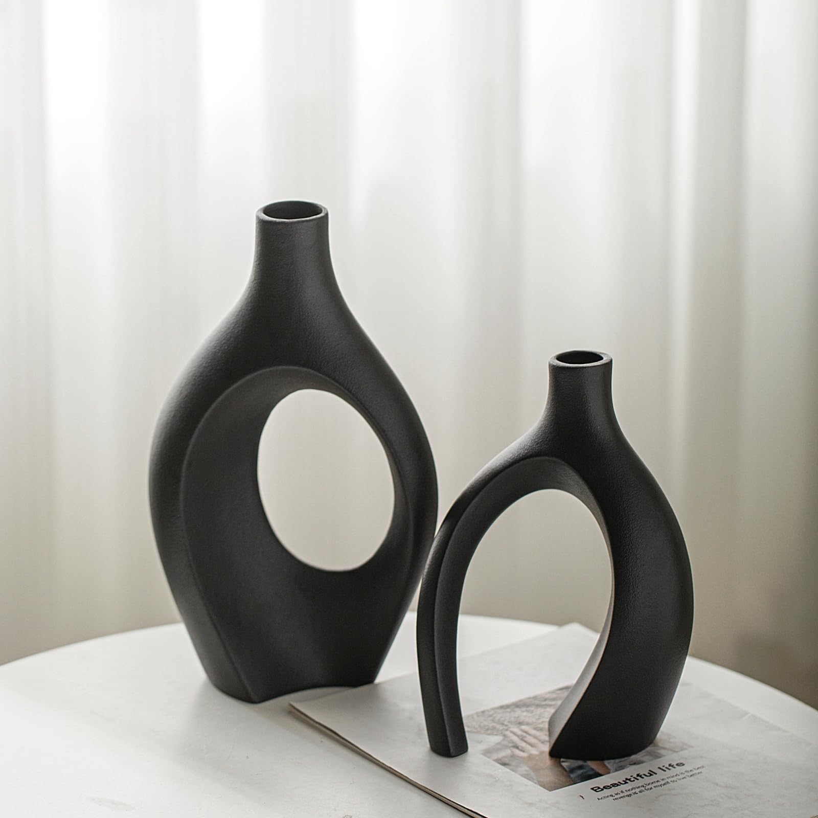 Snuggle Hollow Ceramic Vases