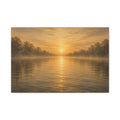 The River Collection Matte Stretched Canvas - "Open Current" (Morning Waters V of V)