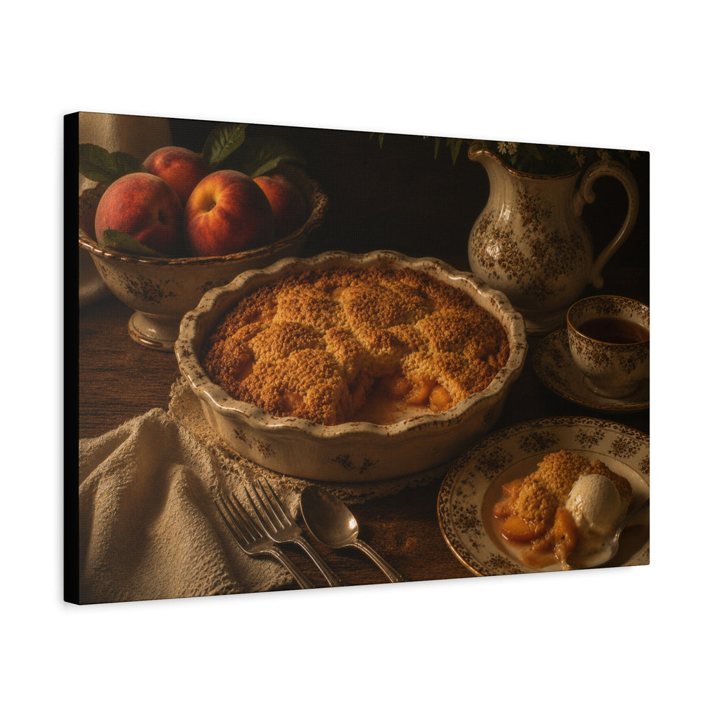 The Heirloom Collection Stretched Canvas - Sunday Dessert (Summer Harvest V of V)