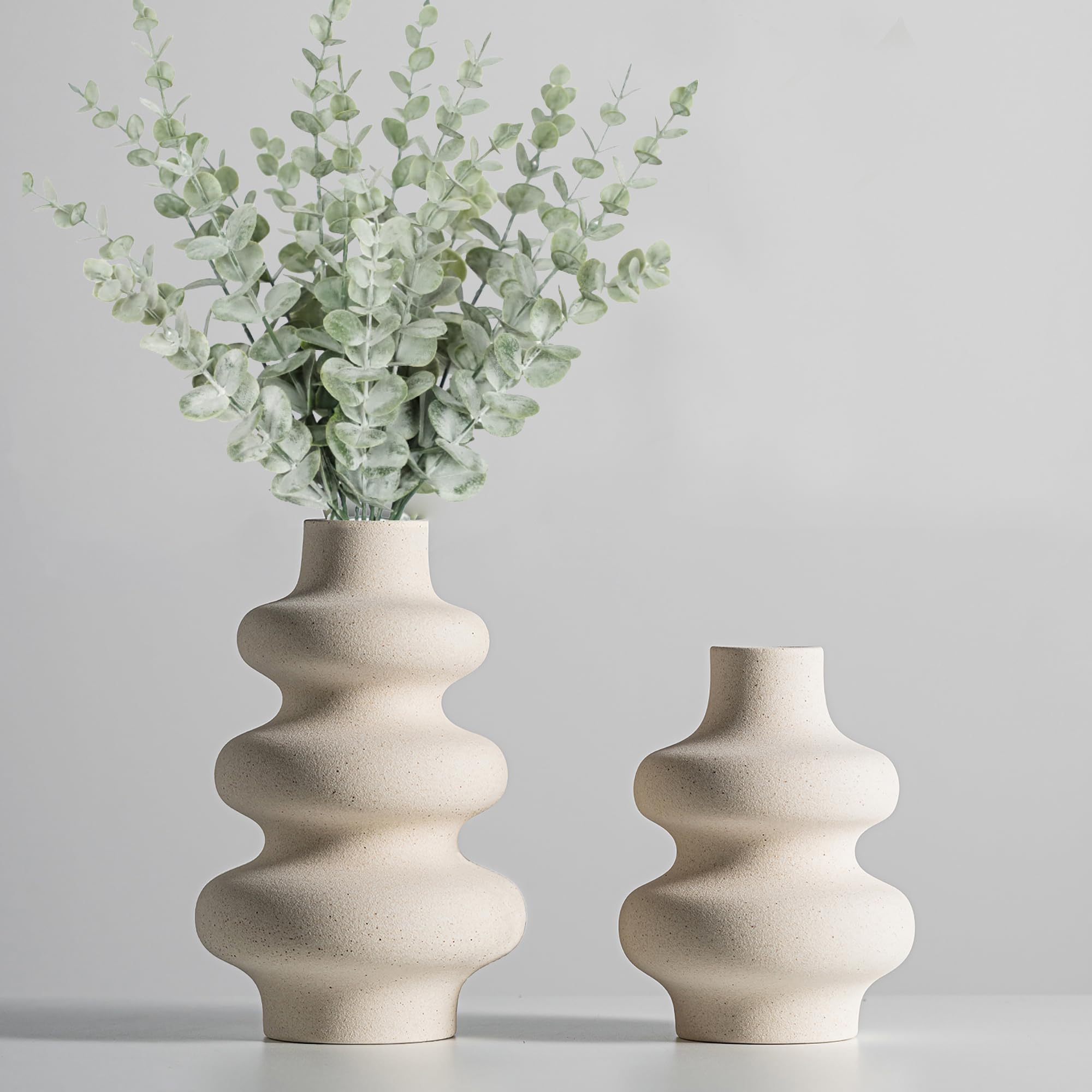 Sculptural Donut Ceramic Vase